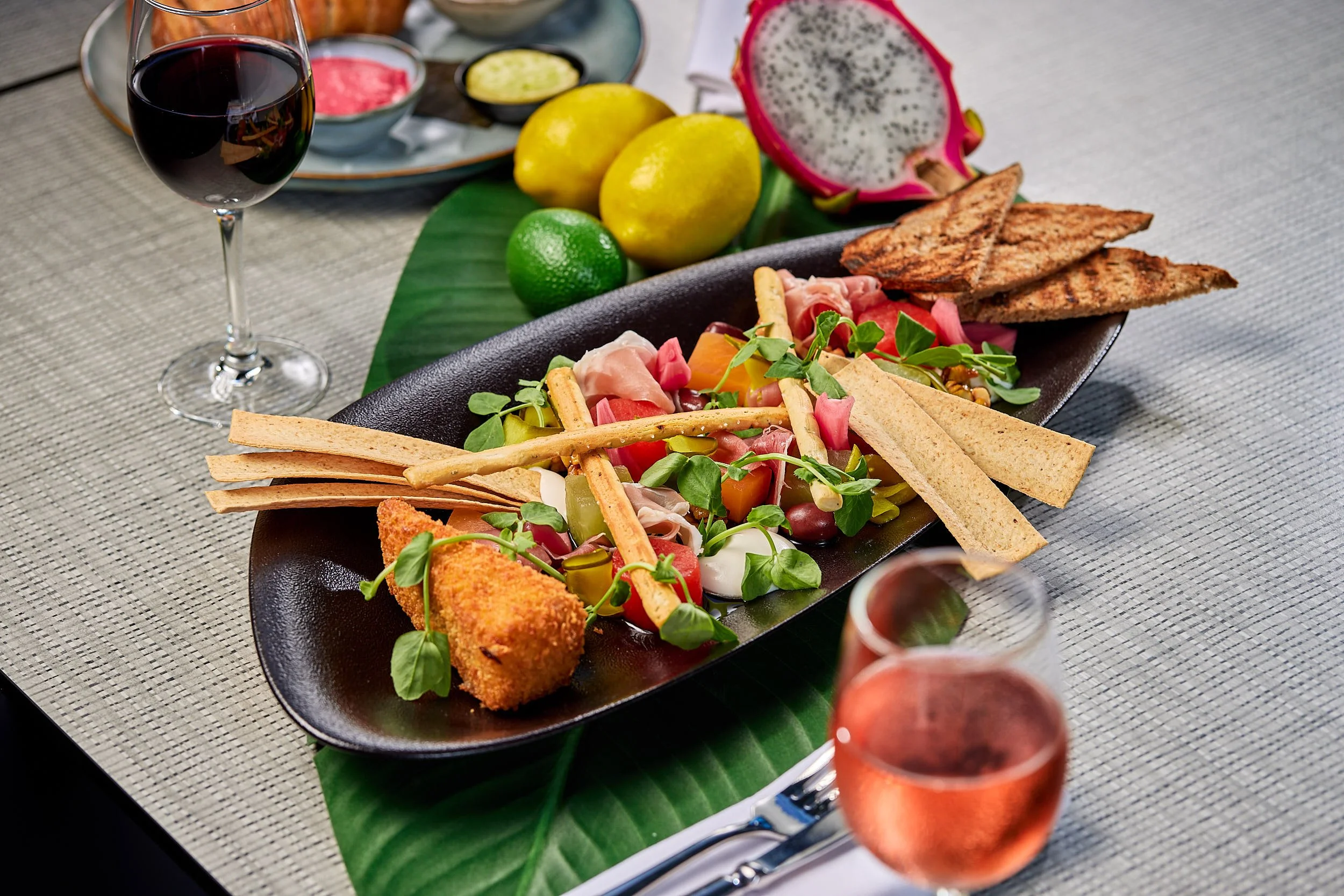 Tropical Mezze Grazing Plate for two