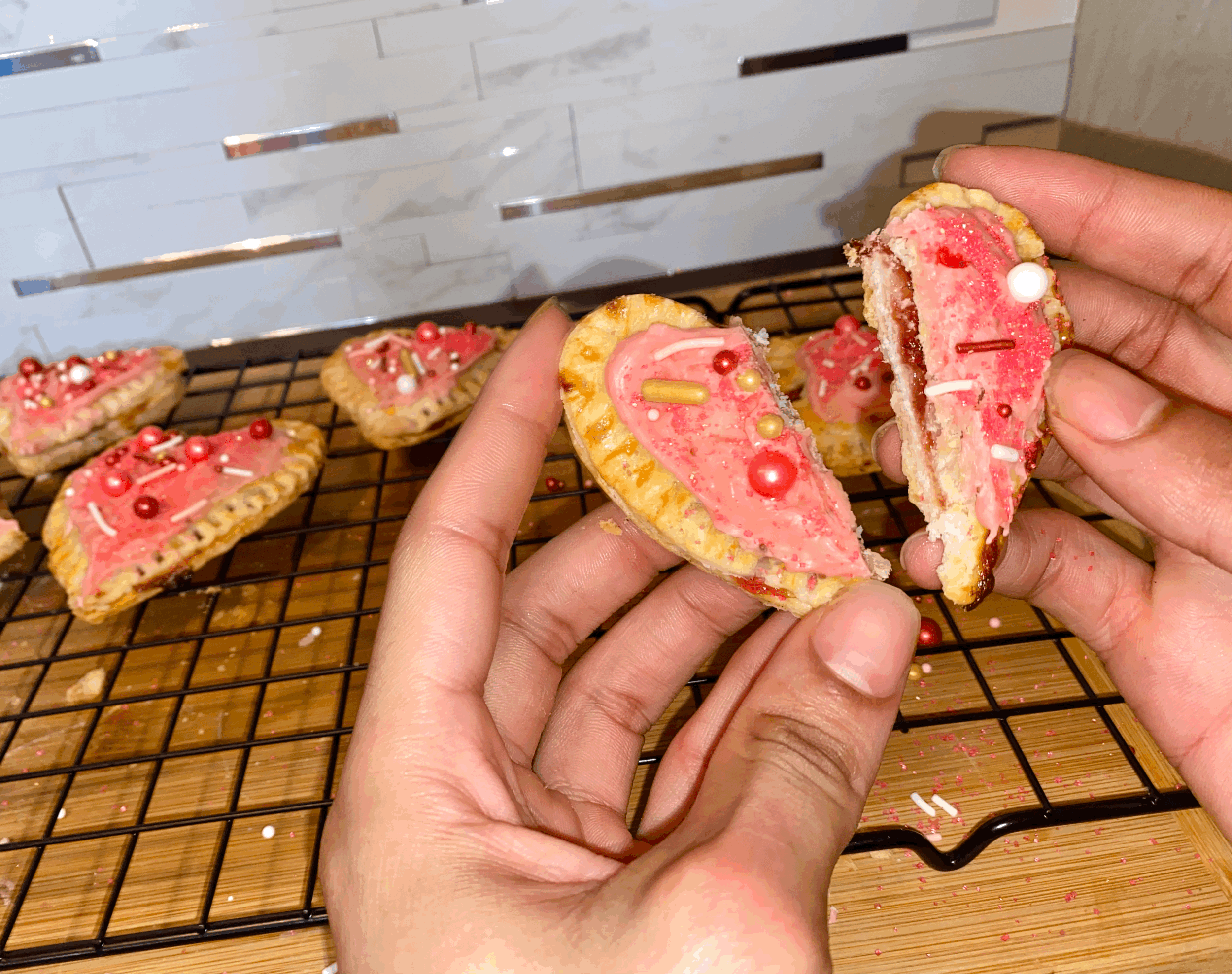 Valentine's Day Strawberry Pop Tarts