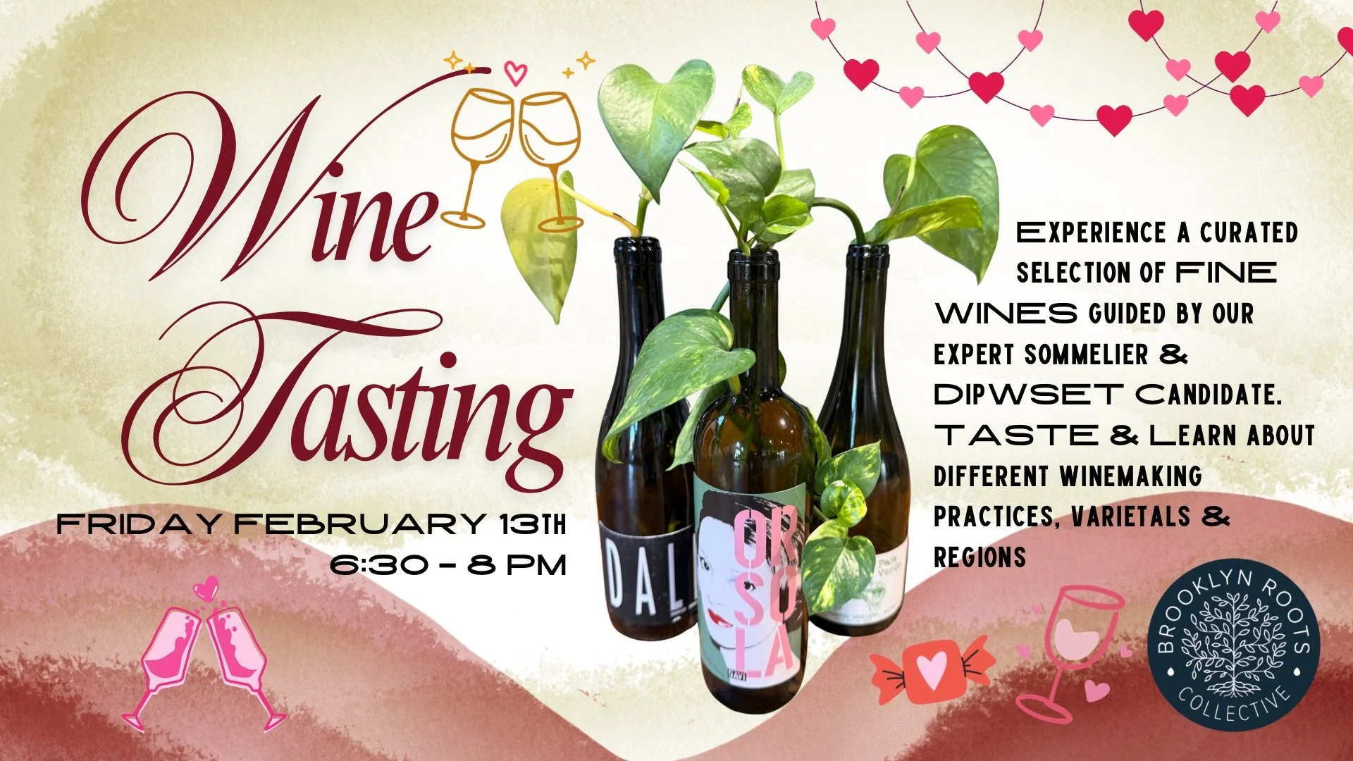 Cheers to Love Wine Tasting