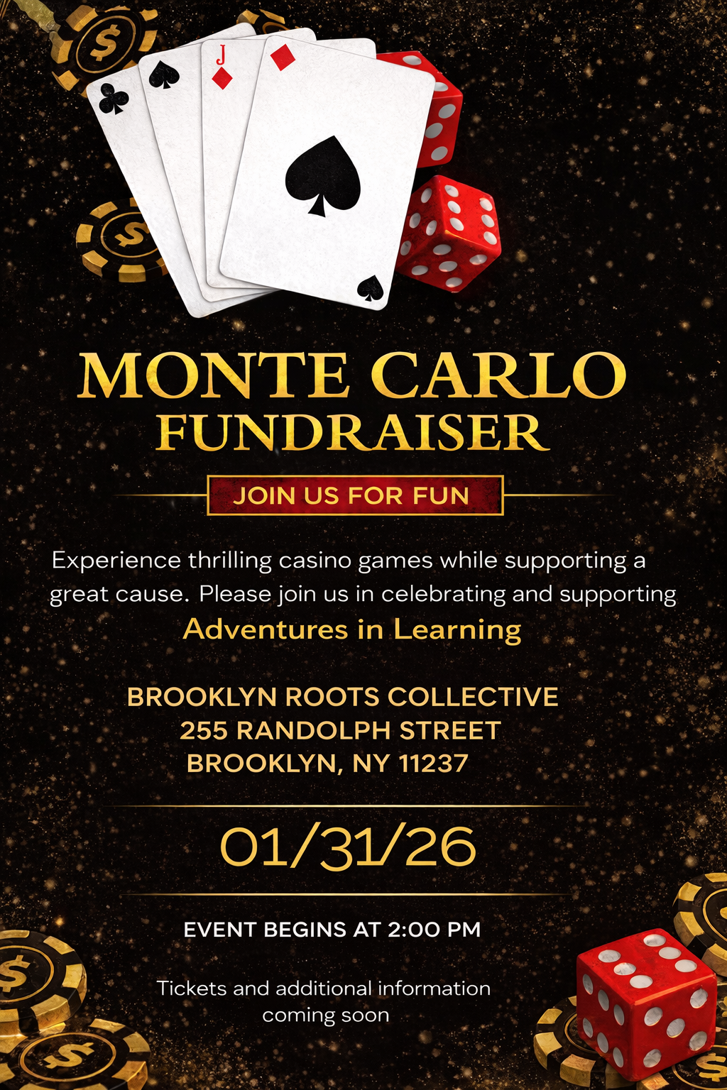 Adventures in Learning Charity Casino 