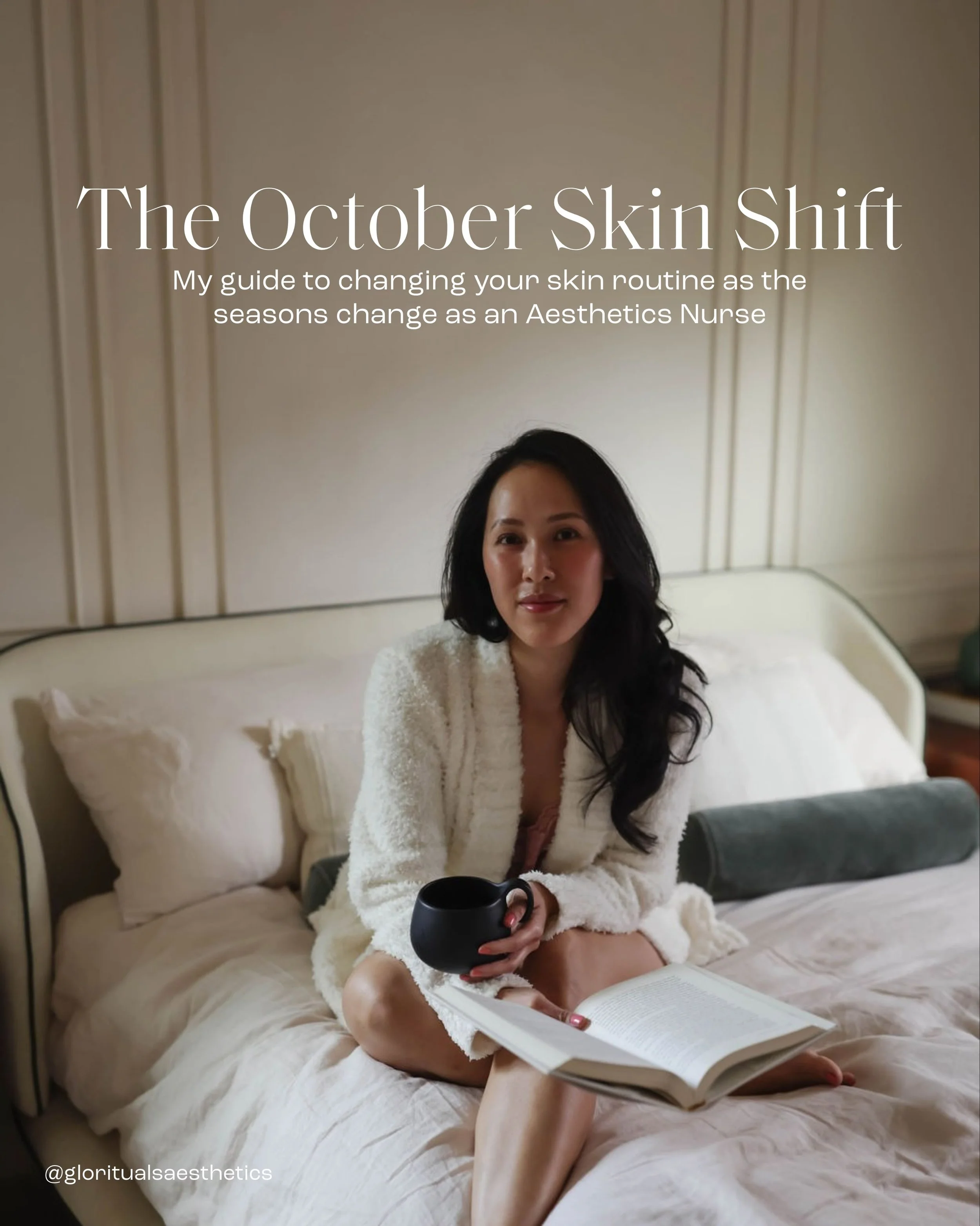 Your October skin shift starts here. 🍂

As an aesthetic nurse, fall is when I start taking a closer look at what your skin needs after summer, from addressing pigmentation and uneven texture to supporting your skin barrier as temperatures drop.

Thi