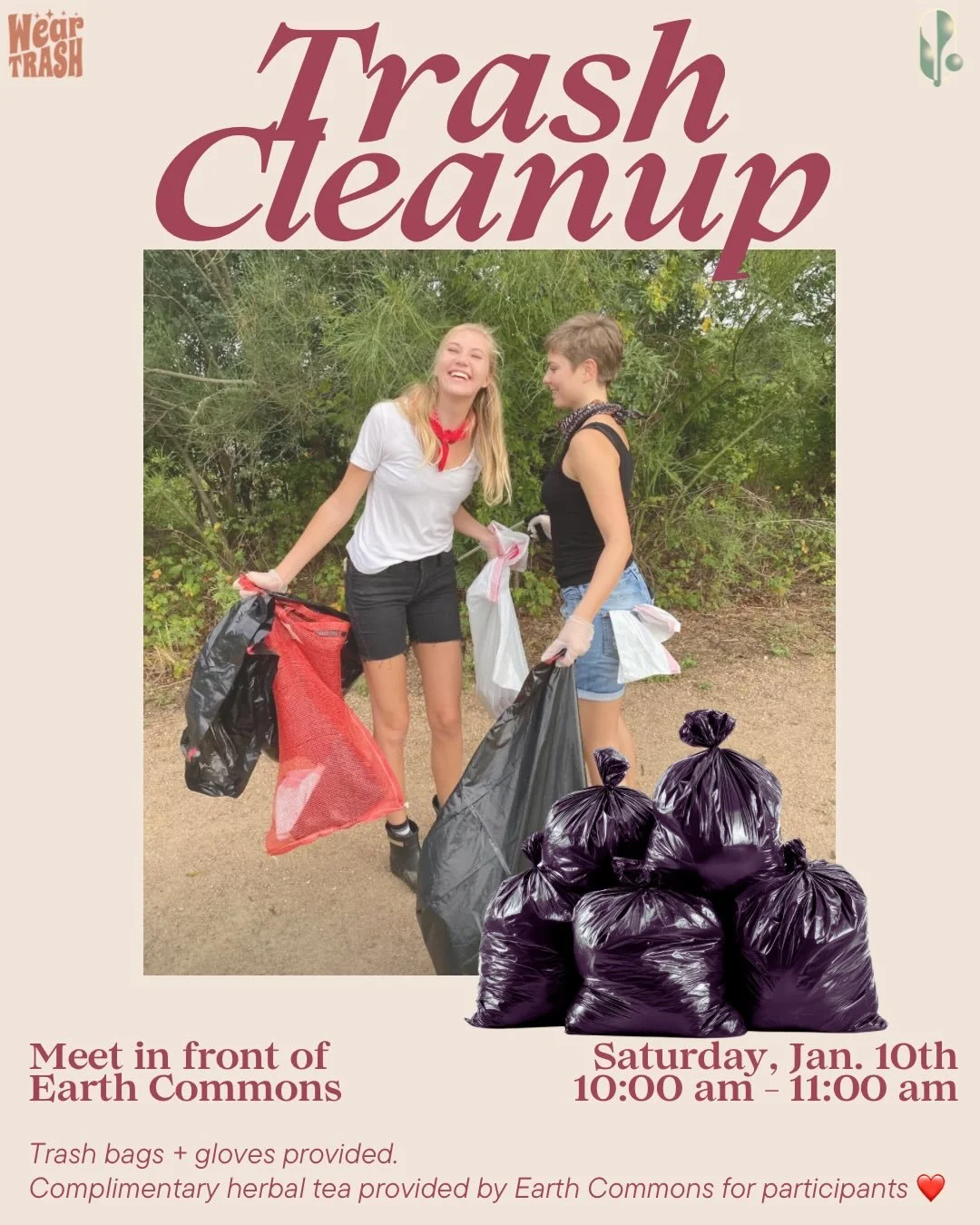 Austin peeps! I walk by so much garbage on Tillery Street every day and it drives me bananas. Join my trash cleanup this Saturday❤️ 
Free tea generously provided by Earth Commons for participants!
For those that may want coffee, the @flitchcoffee tru