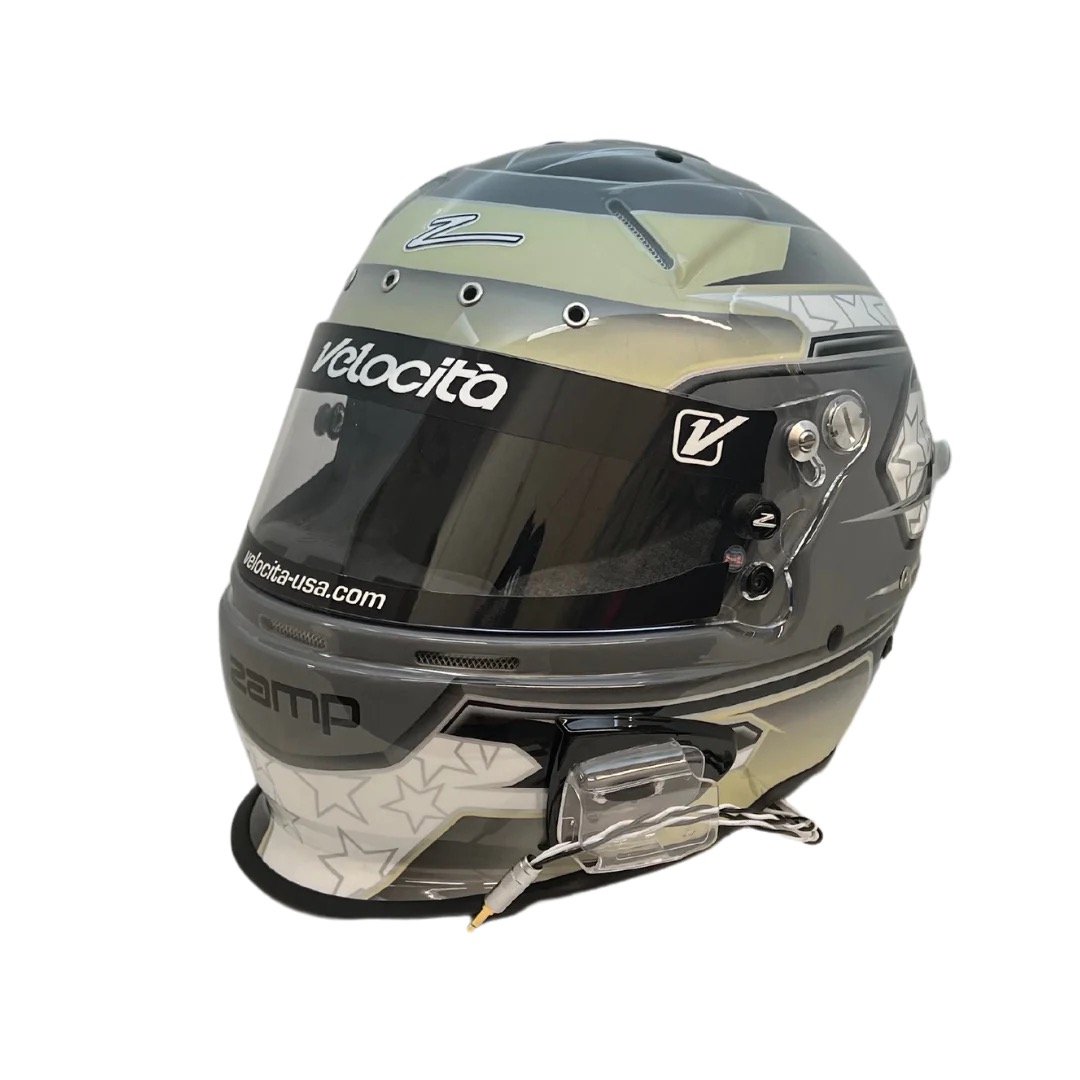 RZ-70 Pro Series Helmet Lt. Gray Gray Left.jpeg