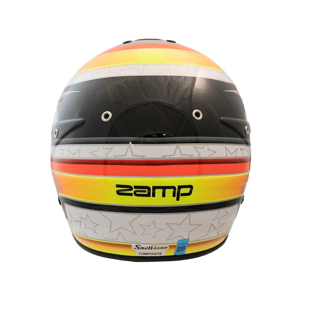 RZ-70 Pro Series Switch Helmet Orange Yellow Back.jpeg