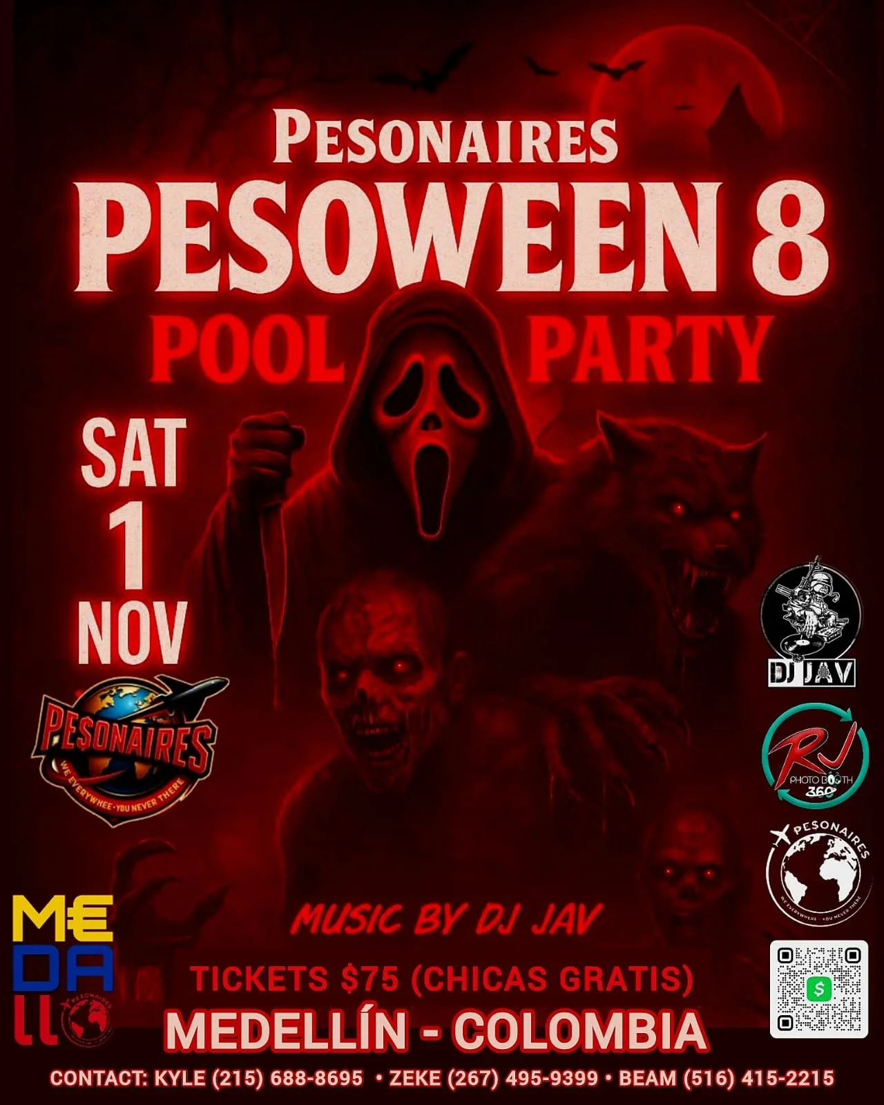 The PESONAIRES &amp; DJ JAV… present: PESOWEEN 8