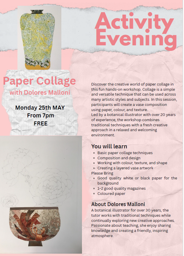 Activity Evening Paper Collage