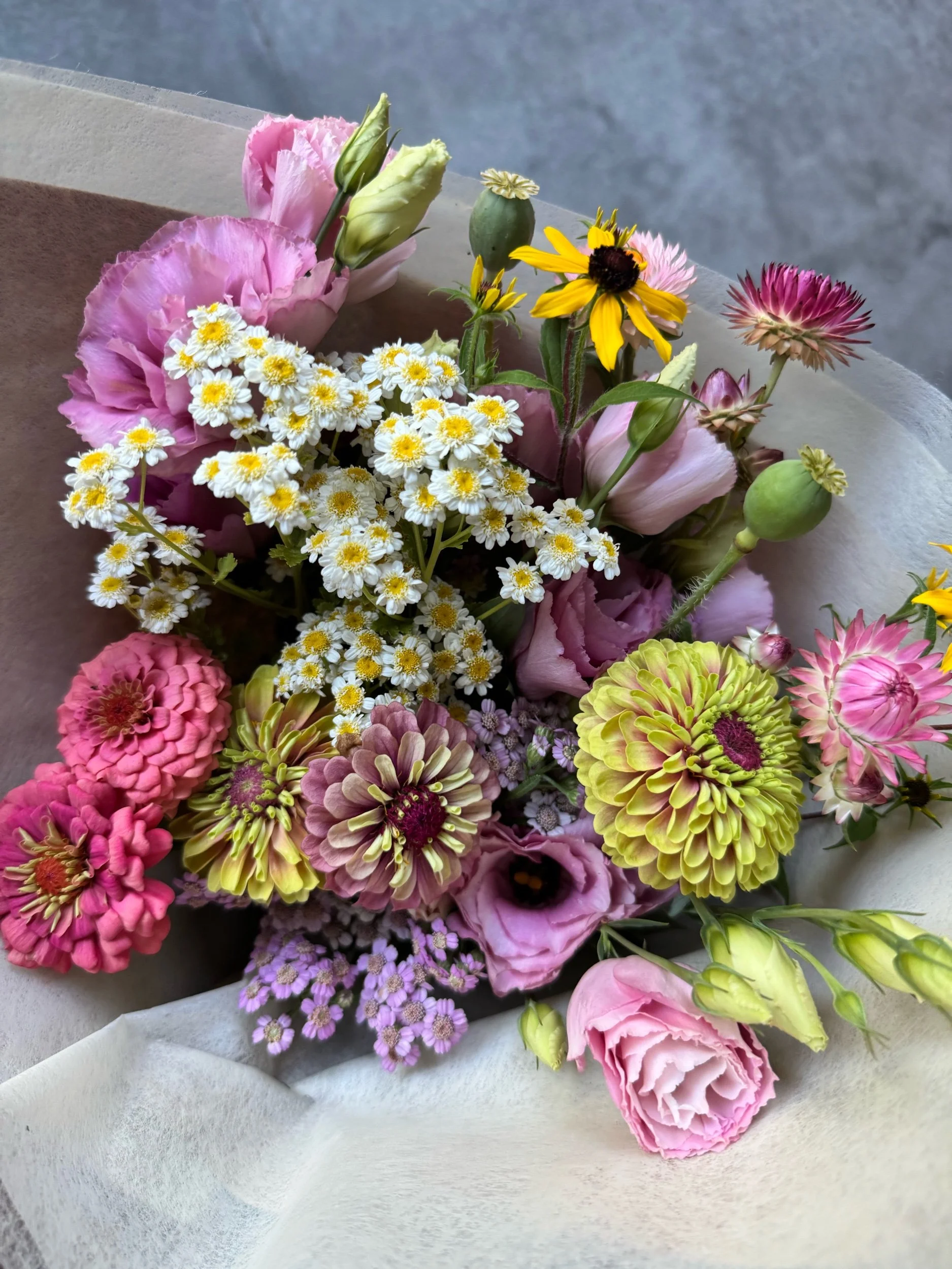 Grower's Choice Wrapped Bouquet