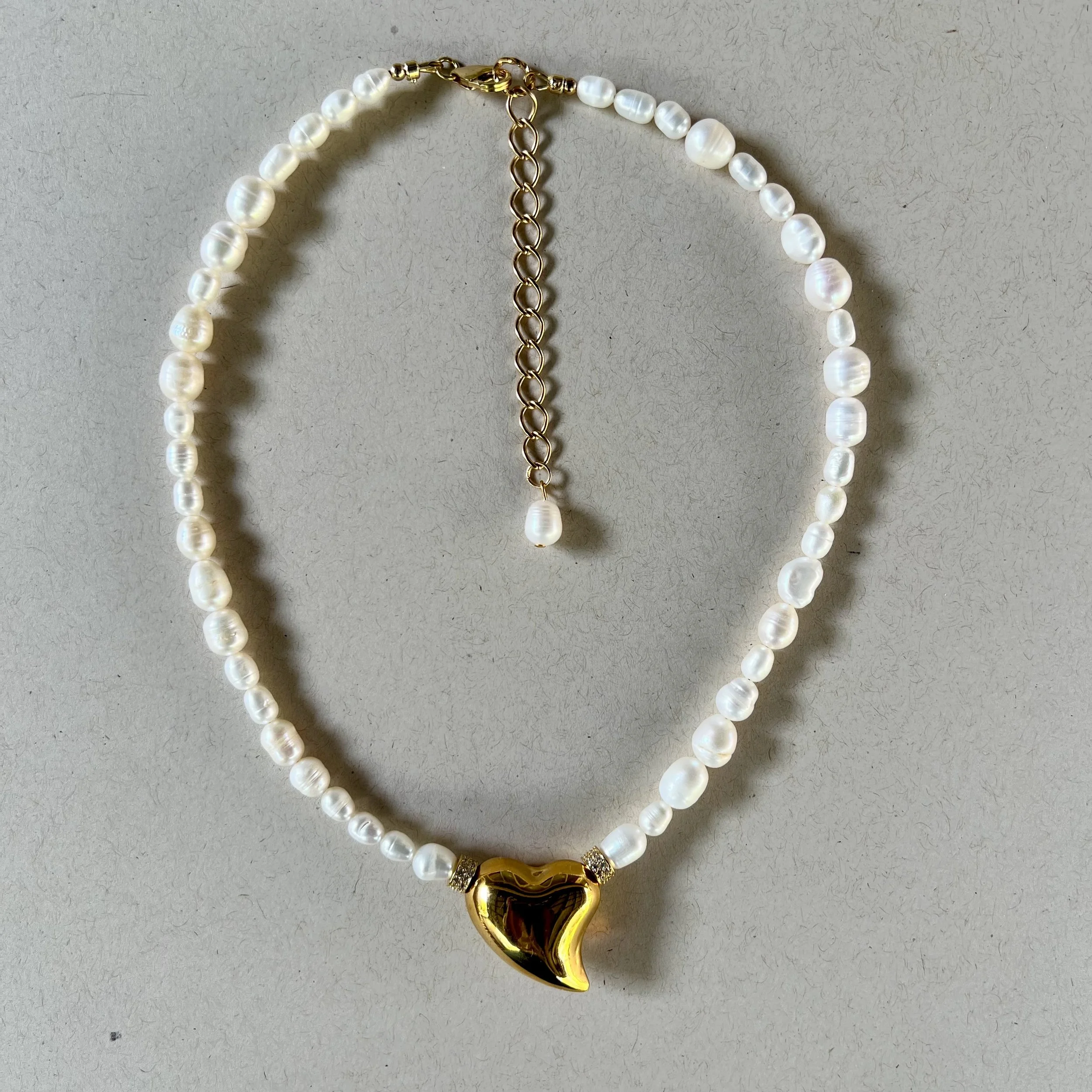 Vintage Heart Choker