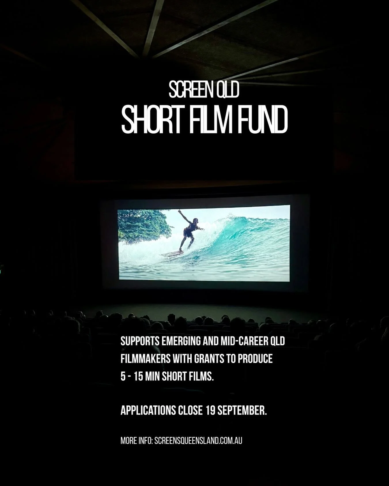 The Noosa International Surfilm Festival is excited to announce a new grant opportunity for emerging and mid- career Queensland-based filmmakers. 

Bring your stories to life through Screen Queensland&rsquo;s Short Film Fund &mdash; supporting emergi