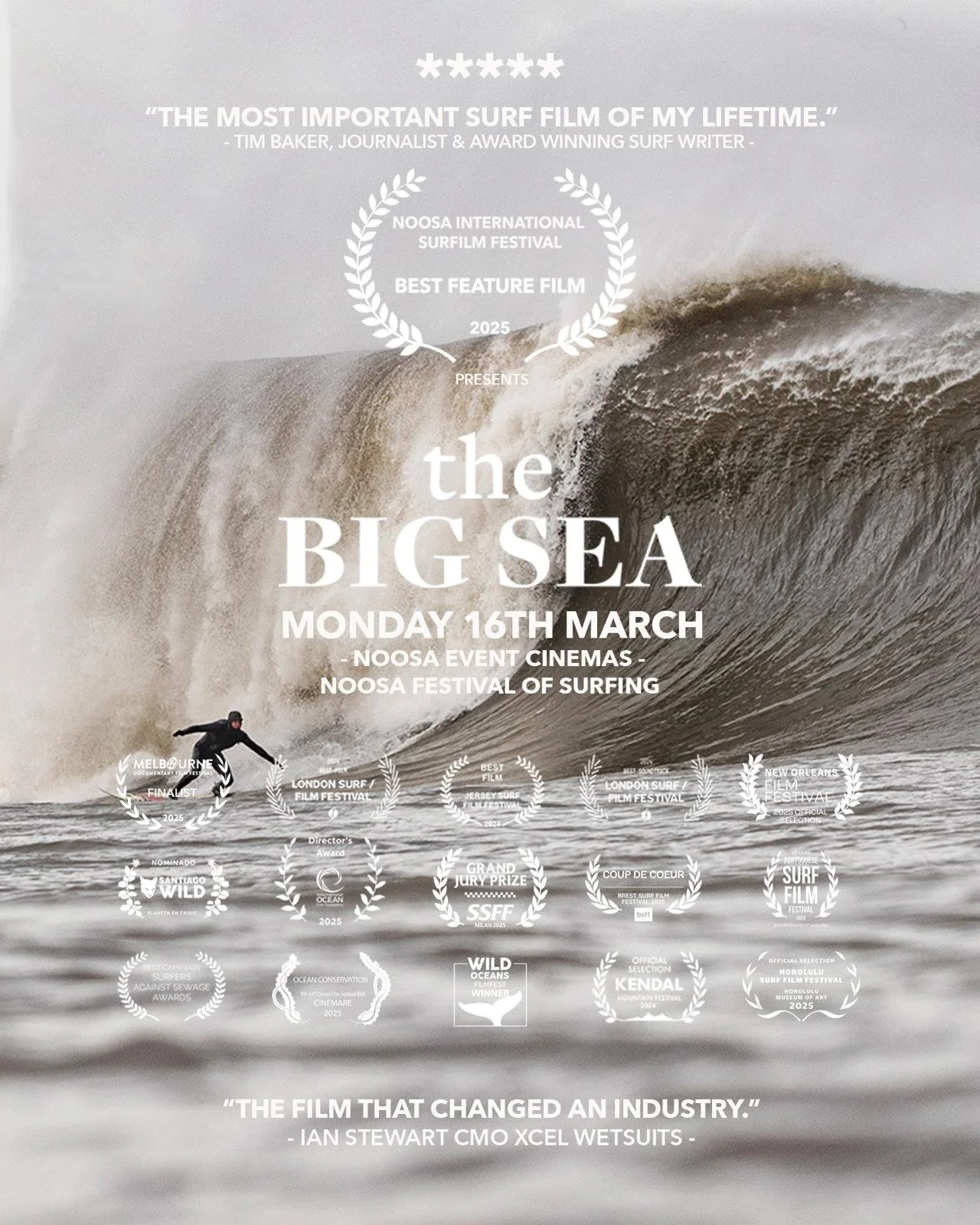 This story deserves to be seen. And discussed. 🌊🎬

In just days, The Big Sea screens in Noosa.

This powerful Surf Film exposes the hidden cost behind neoprene wetsuits and the human impact felt far beyond the lineup. It&rsquo;s confronting, necess