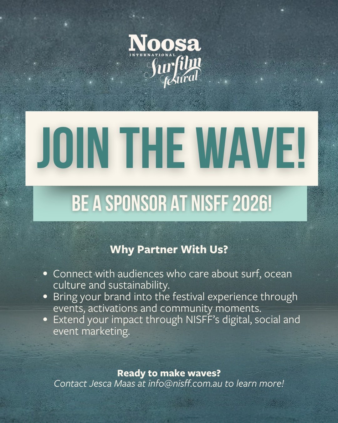 NISFF is shaped by the people, businesses and organisations who believe in what this festival is becoming.

This year, we are grateful to have the support of Screen Queensland @screenqueensland, SoundX Advisers, A Quiet Shift @a_quiet_shift_consultin