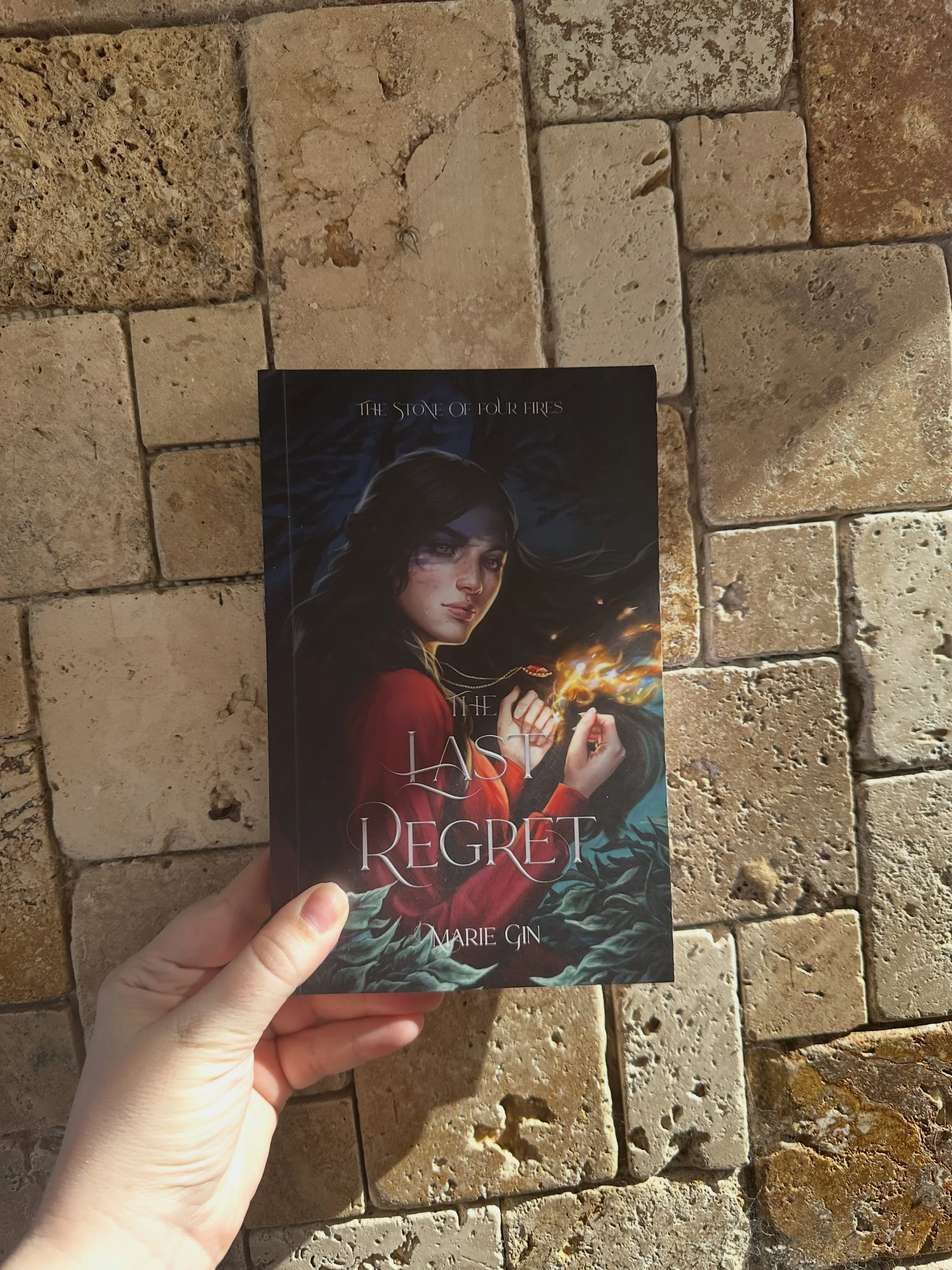 Who else very much judges a book by its cover? 🙋🏻&zwj;♀️ And by that, I mean that as soon as I see a pretty cover, I HAVE to get it. So perhaps this amazing cover art by @sashac_art will entice you to give The Stone of Four Fires a prominent spot o