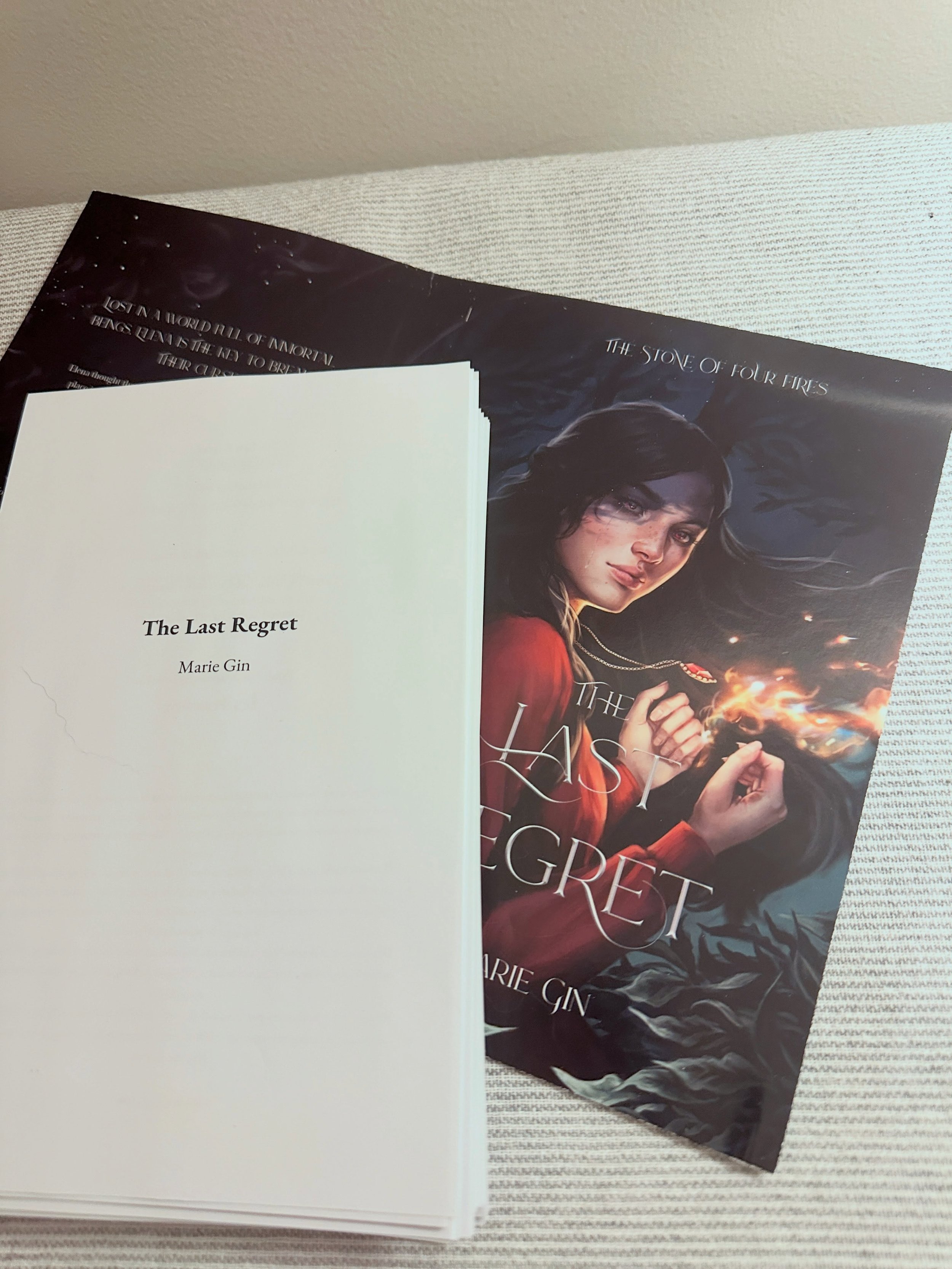 Unbound print proof from FolioFox arrived this week! 🥰🥰 Can&rsquo;t wait to see it all put together ❤️ cover art by @sashac_art 😍😍 #bookstagram #booktok