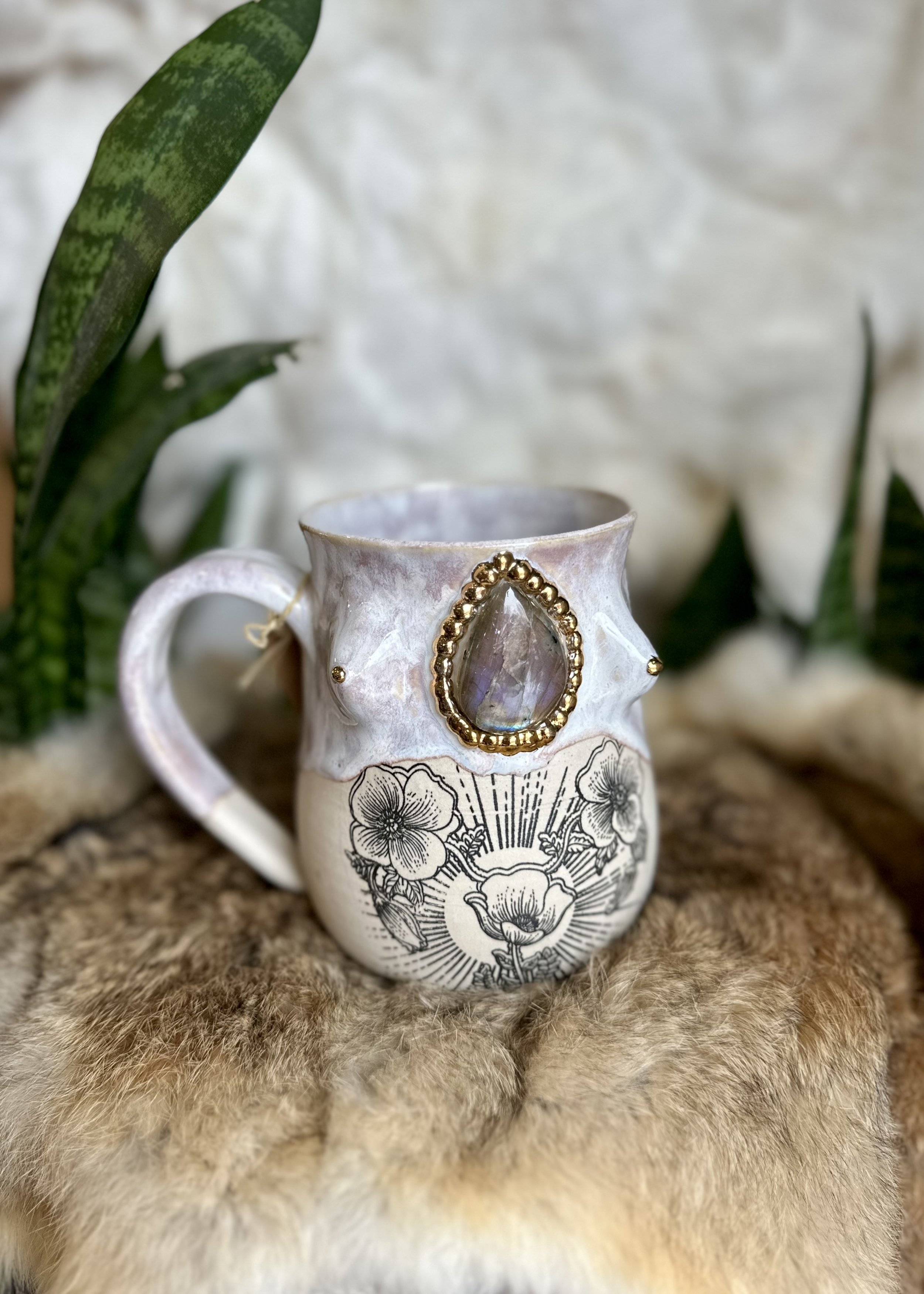 Crystal Goddess Floral Womb