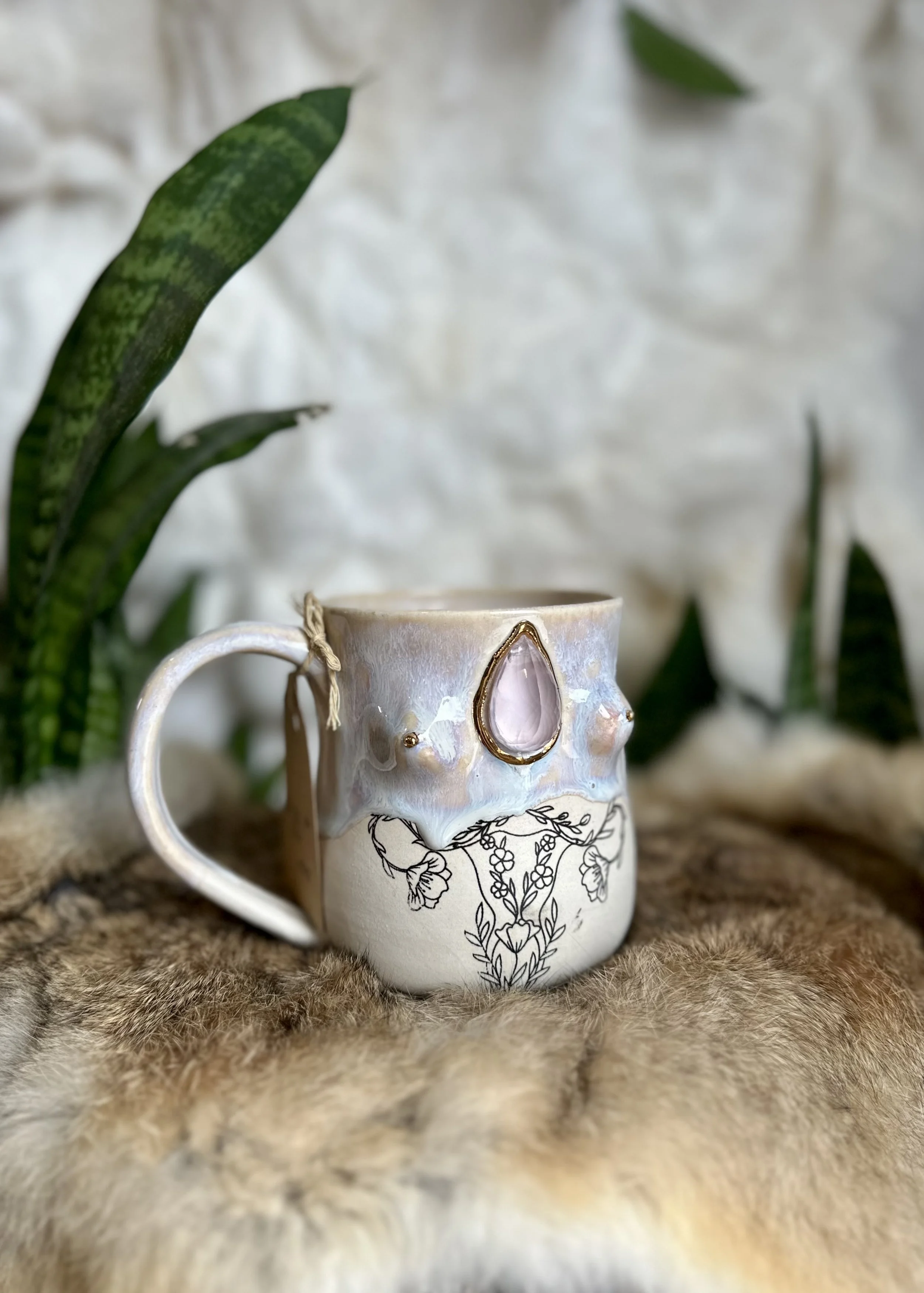 Crystal Goddess Floral Womb