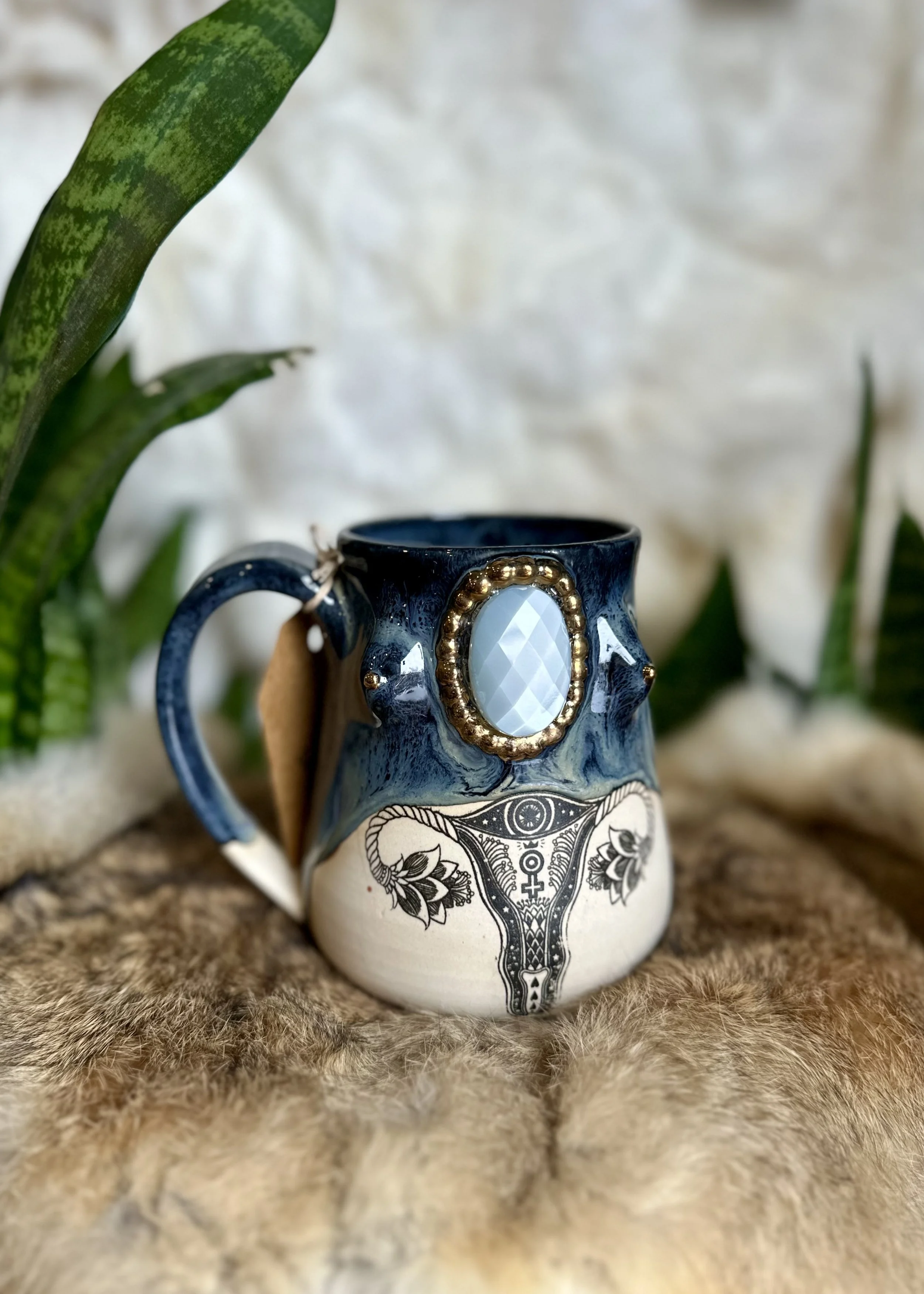 Crystal Goddess Floral Womb