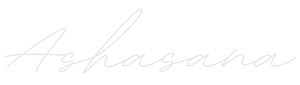 White cursive text spelling 'Ashasawa' on a black background.