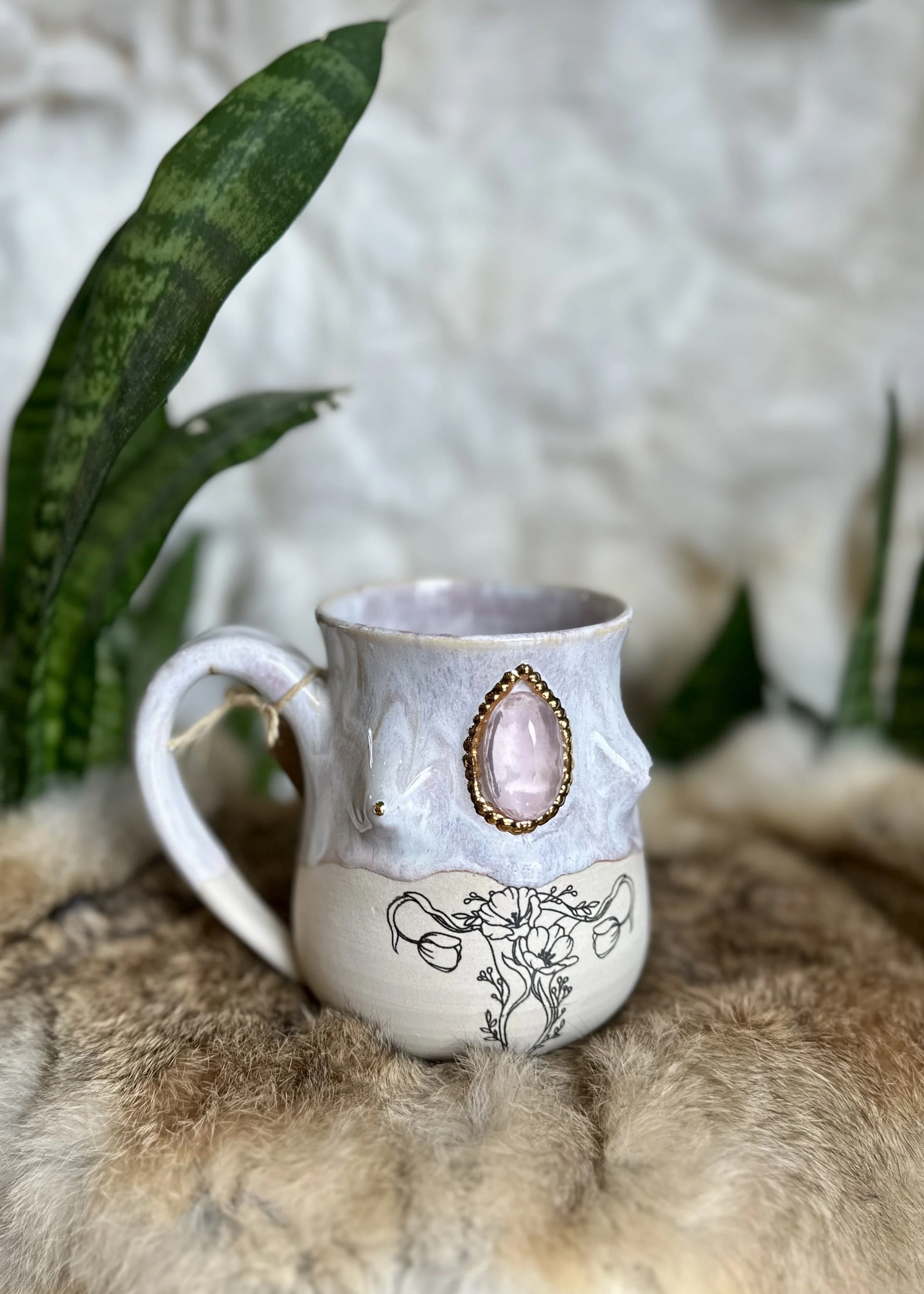 Crystal Goddess Floral Womb