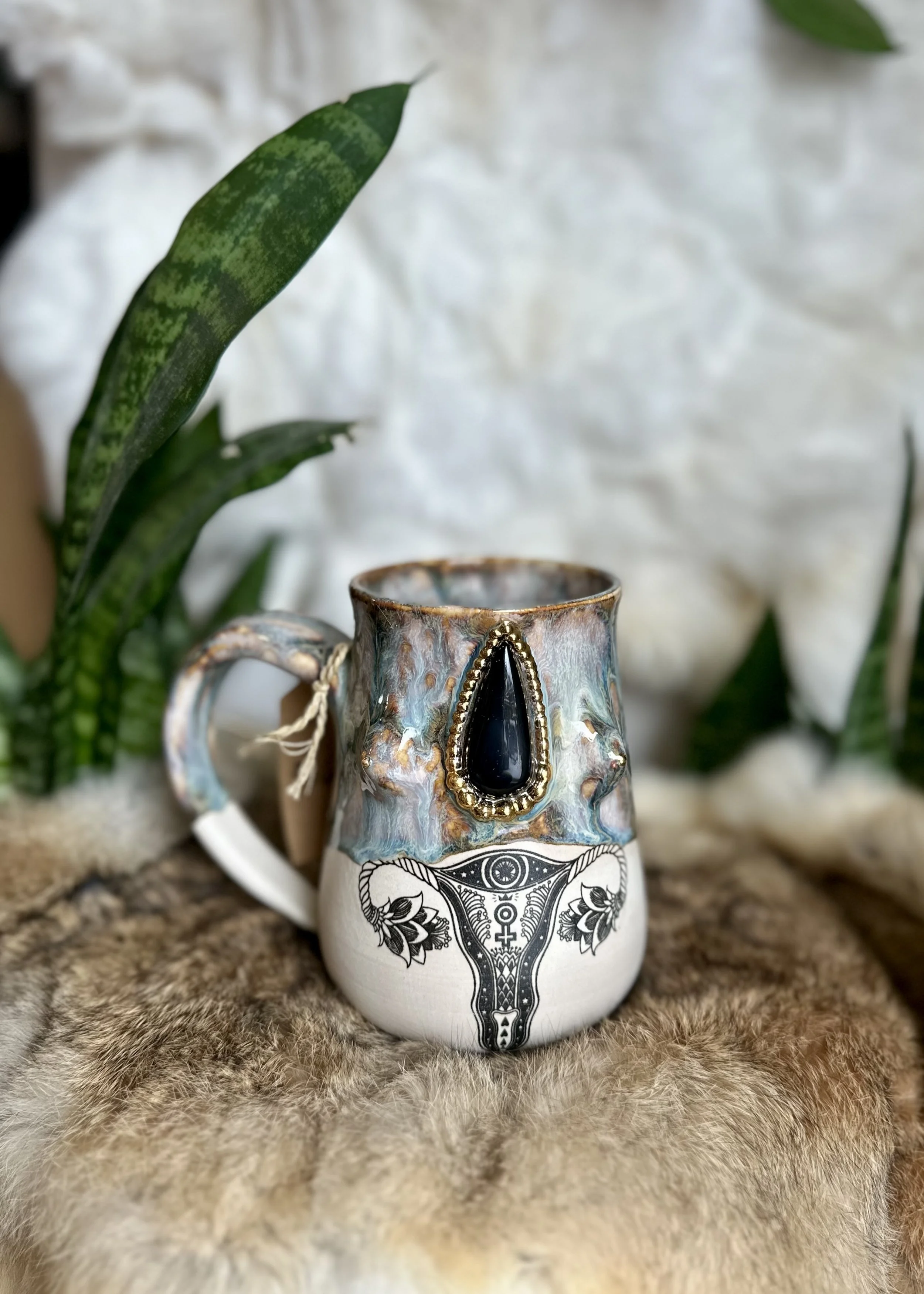 Crystal Goddess Floral Womb