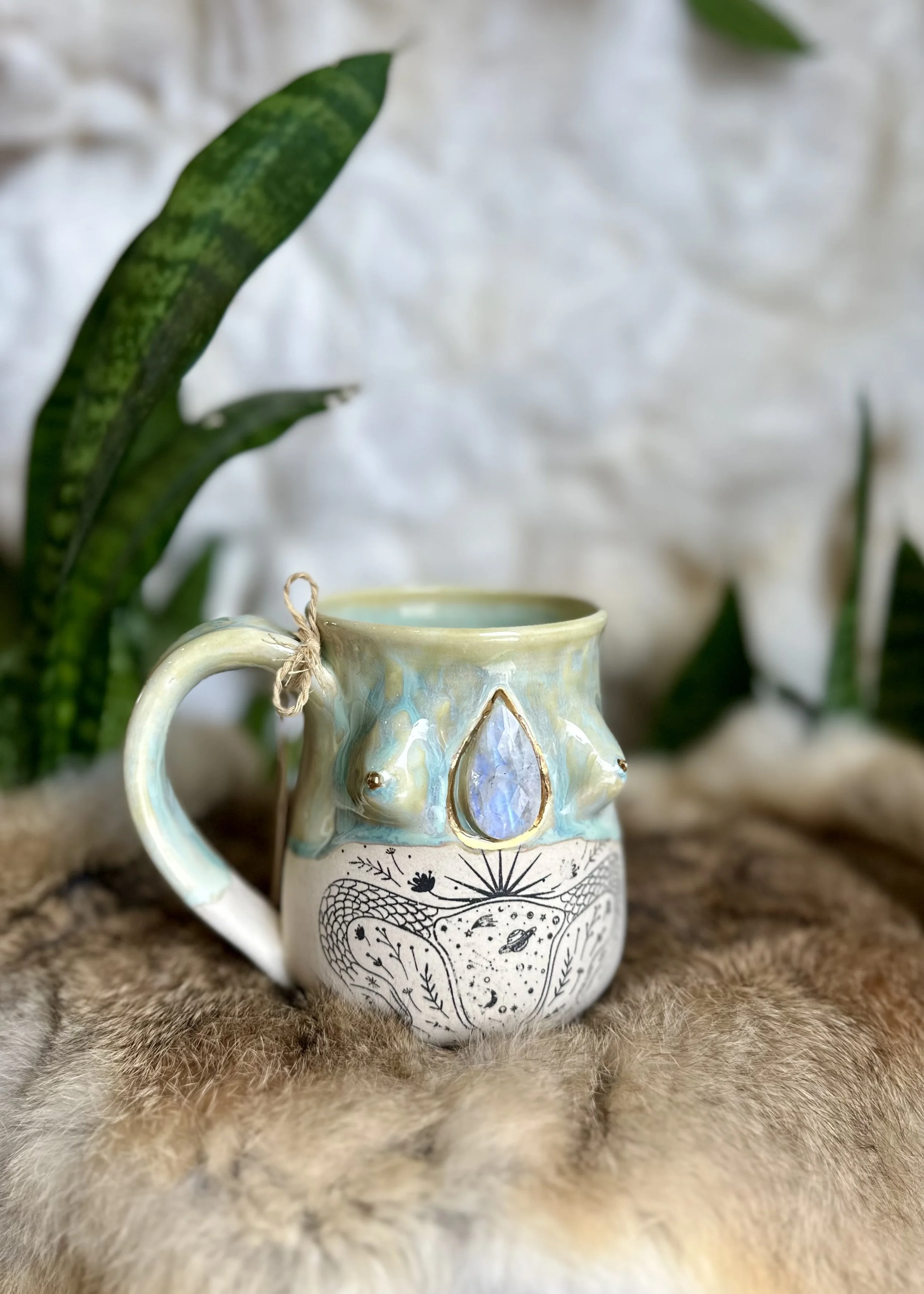 Crystal Goddess Floral Womb