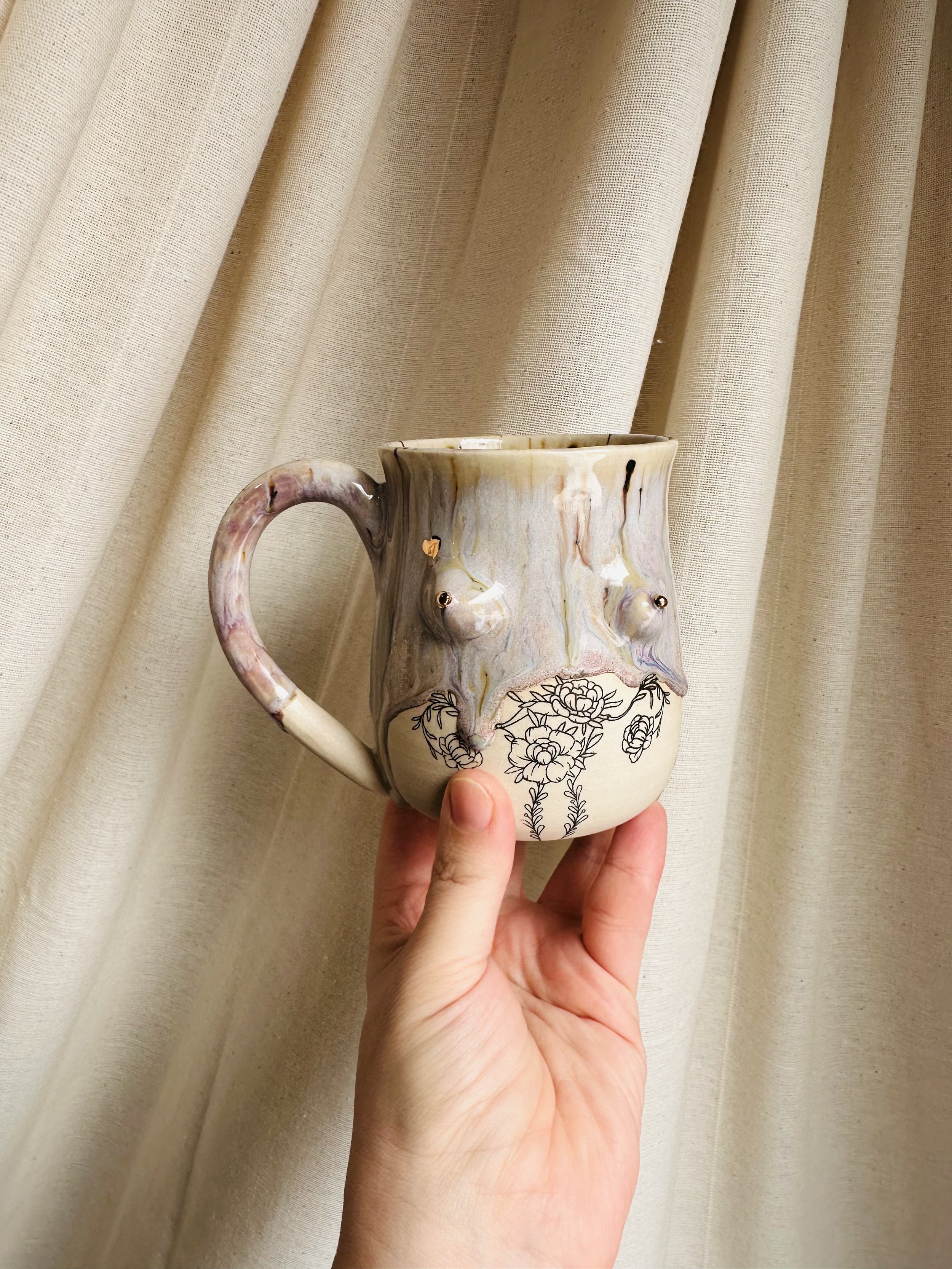Goddess Floral Womb - Lavender