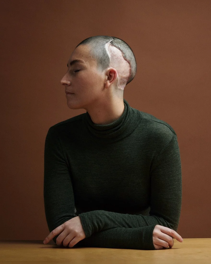 portrait of Katie is a finalist in the 2023 HeadOn photography portrait prize awards at Bondi Beach Sydney - photo by Stef King 