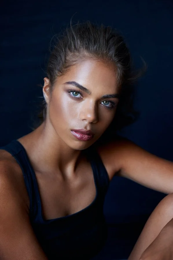 beauty photography of model Sarah Chisholm, Myer ambassador 