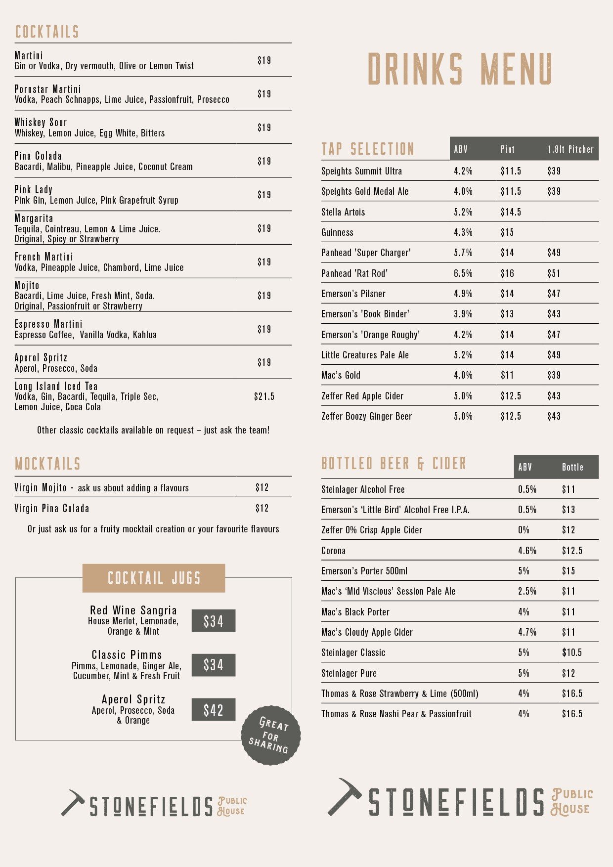 Menu Stonefields Public House menu-stonefields-public-house