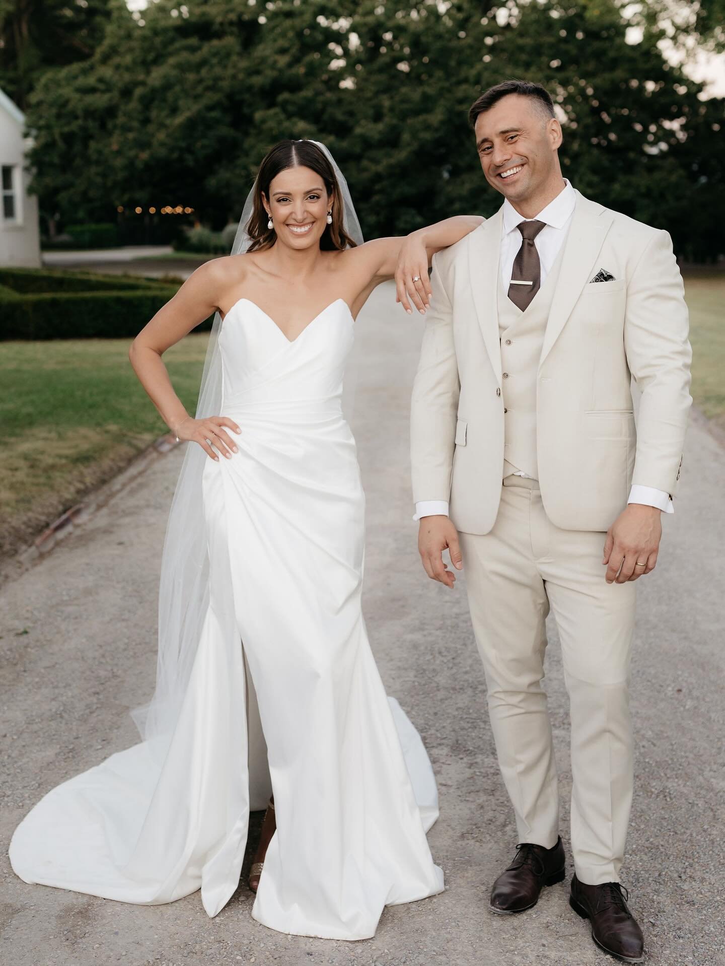 Bianca &amp; Luke - all class, all heart - and their wedding day was every bit a reflection of that. Two stellar humans, one incredible celebration 💫 
📷 @_alibailey 
.
,
,
,
#weddedbliss #allclass #modernlove #weddingmagic #justmarriedphotography #