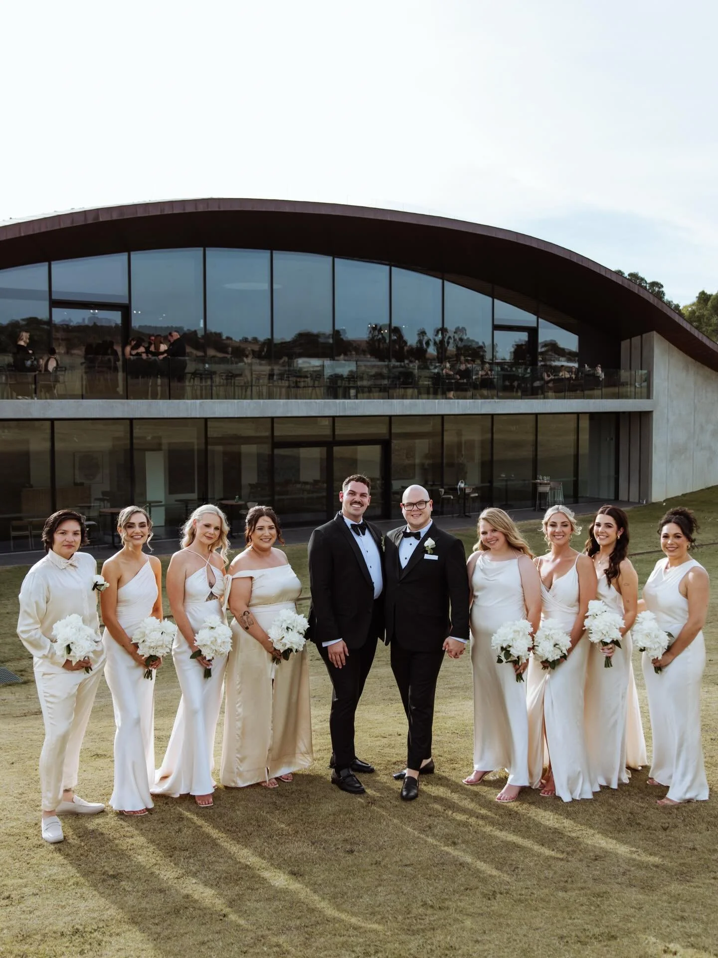 I only have the most wonderful memories of Blake and Kobi&rsquo;s wedding last year at the stunning @hubert_estate - a day filled with so much energy and love! Tomorrow I have the pleasure of returning the same beautiful setting for Alexander and Bri