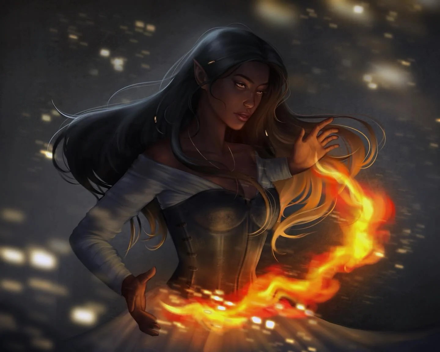 &ldquo;A mortal queen, with the heart of a dragon.&rdquo; - Ares Valdemar🐉

Through the heat and fire, Daria gritted out, &ldquo;Remember that it was I, Daria Calder&oacute;n&mdash;a mere mortal&mdash;who bested you at your game.&rdquo;

DARIA MY FI