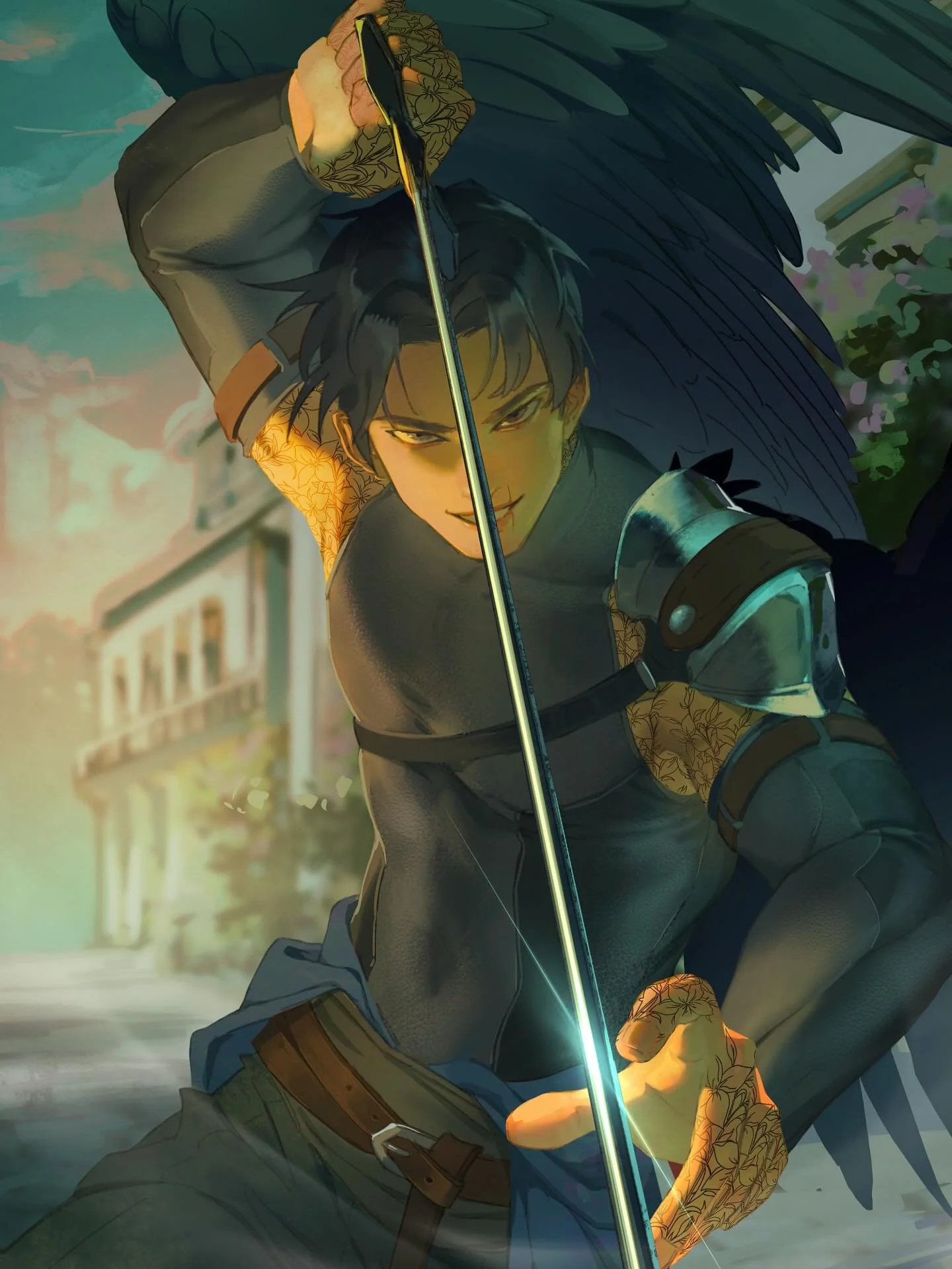 &ldquo;Ronan Menodora was more than the head of the Sombra Quarter. He was a guardian. A protector, a ki*ler, a soldier. A horizon of his own making.&rdquo;

Obsessed with this amazing piece by the talented @artlinxin ❤️

Book 1: FALL OF THE HORIZON 