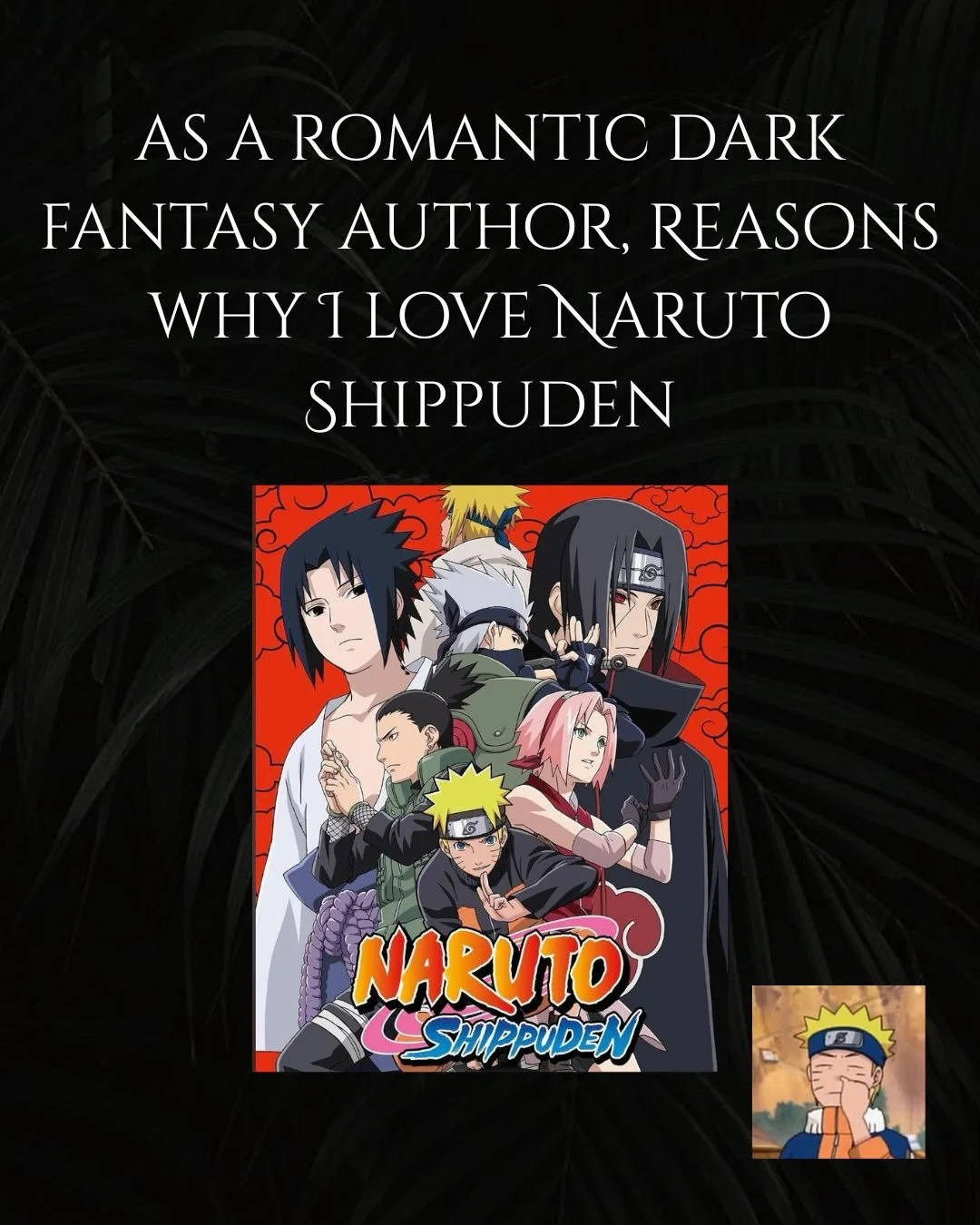 Hear me out - watching anime makes me feel like I&rsquo;m writing. Idk if that makes sense but it charges that sense of creativity. 

Anyway, will I be doing more similar posts? Probably. 

Check out on my ongoing series&mdash;

Book 1: FALL OF THE H