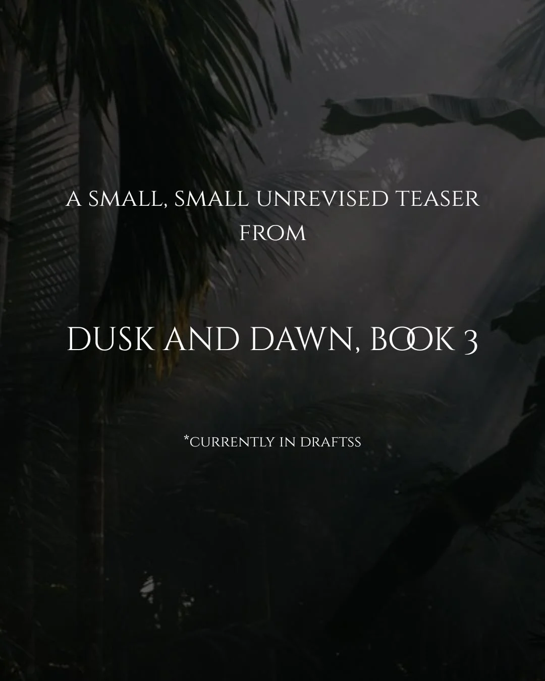 The recurring theme: You are MORE.

A little snippet that I wrote recently for BOOK 3. I&rsquo;d love to share the context of the scene, I think it&rsquo;s a powerful moment in its own quiet way, but you&rsquo;ll have to find out when the book comes 