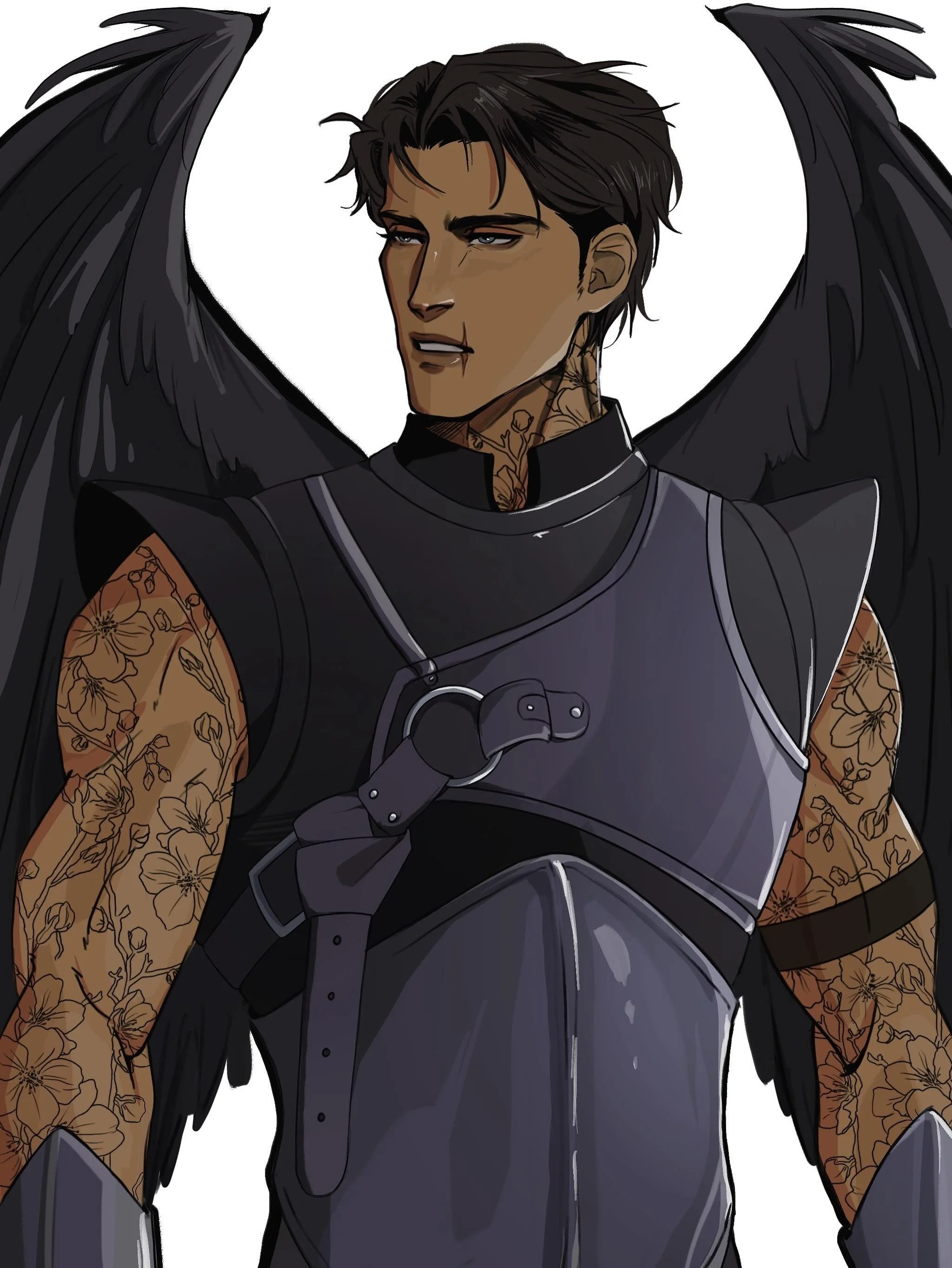 When the archangel&rsquo;s design was lowkey inspired by Toji but he acts more like Hak from Yona of the Dawn😈

It&rsquo;s funny, it wasn&rsquo;t until after I decided on Ronan&rsquo;s character design I sat there thinking &ldquo;I recognize this lo