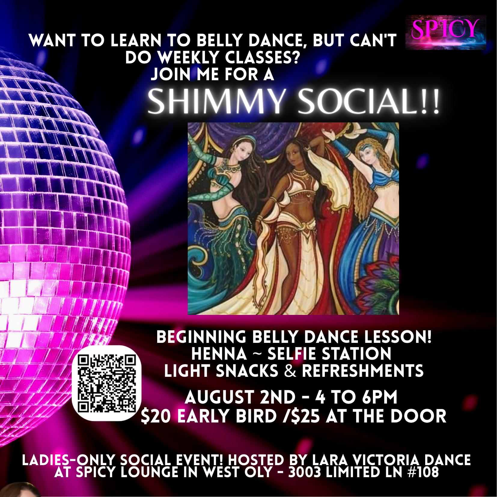 Club Cleopatra - Shimmy Social Event!