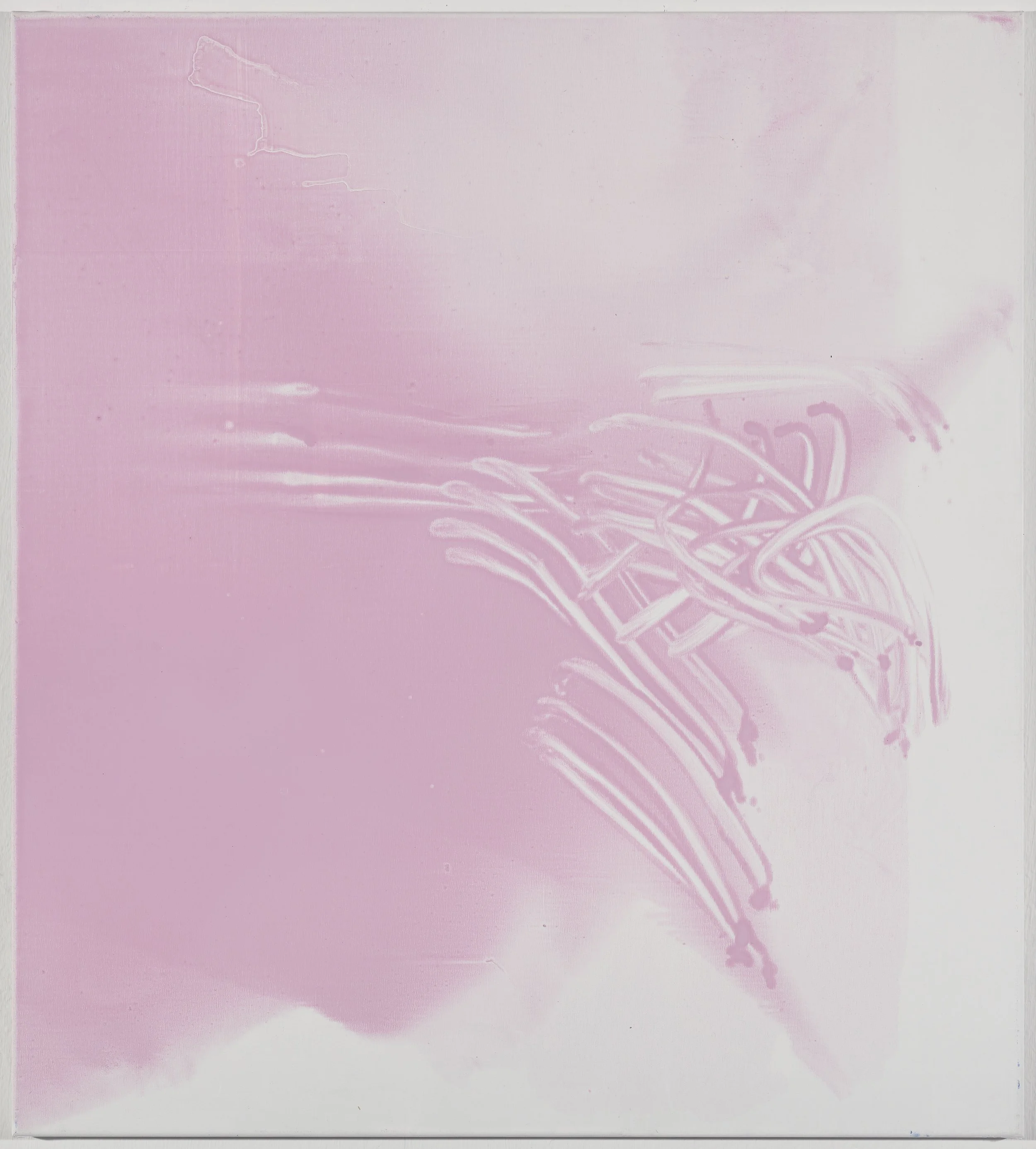 Yet Untitled, 2023, oil on canvas, 100 × 100 cm, painting by Marie Birkedal