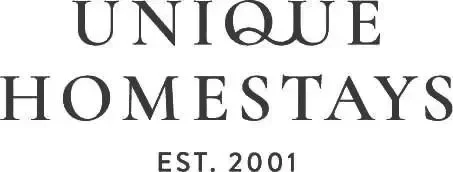 'Unique Homestays' logo.