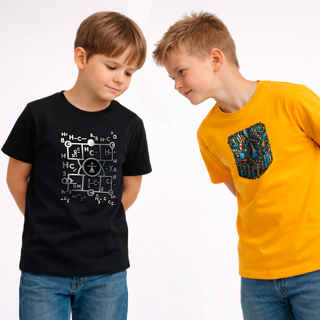 Camiseta infantil "Science & Fun"