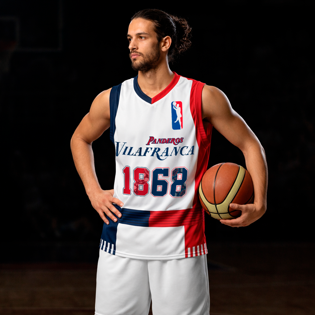 Camiseta de baloncesto "PVP Panderos Vilafranca Penedes"