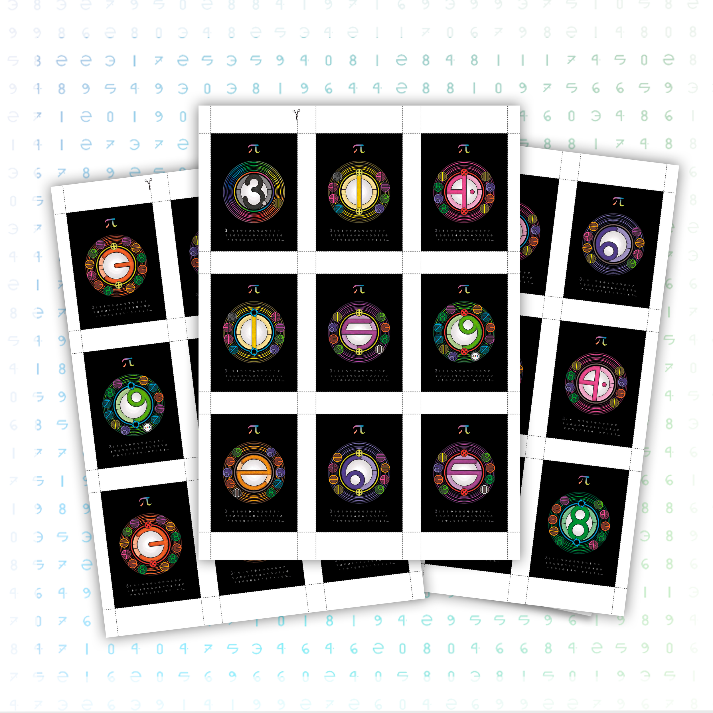 [Descarga] Juego de cartas imprimible “π – The Pi Game”