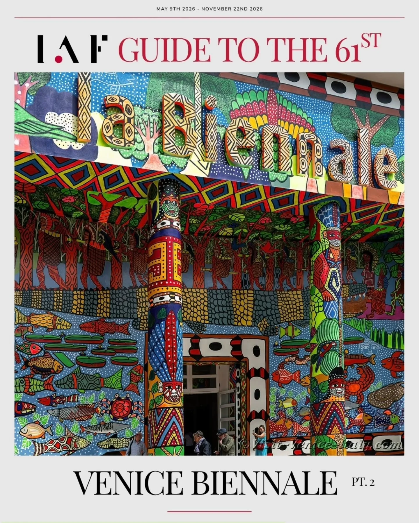 PART 2 - IAF GUIDE: VENICE BIENNALE 2026 

Continuing our journey through the 61st Venice Biennale, In Minor Keys, we shift our focus from the architecture of repair to the vibrancy of social connection and diasporic memory. In this installment, we e
