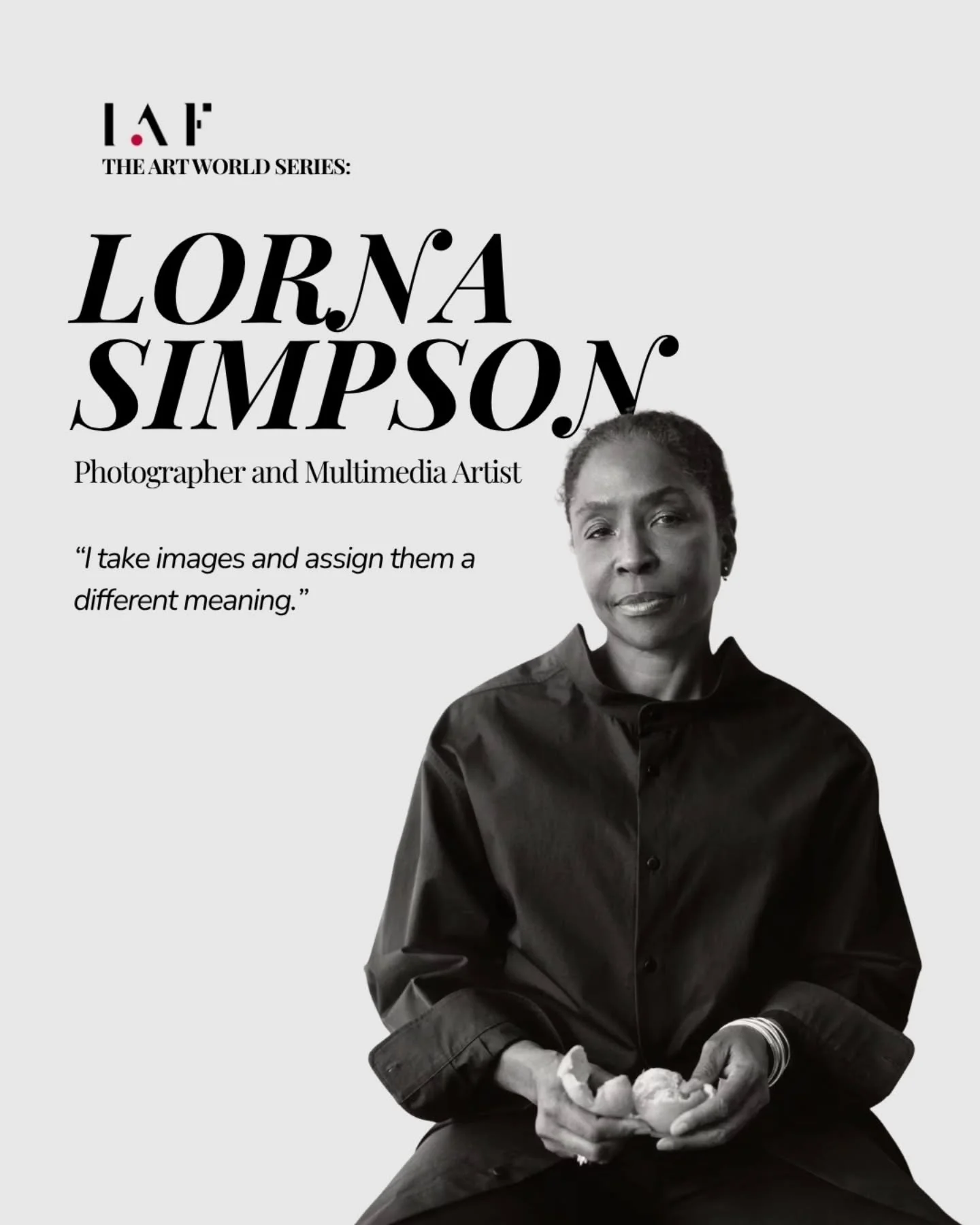 FEATURED ARTIST IN THE ART WORLD: LORNA SIMPSON

Following our previous coverage of her intimate mixed-media work at Frieze London, we are expanding our focus to map the monumental institutional presence of Lorna Simpson @lornasimpson - a permanent c