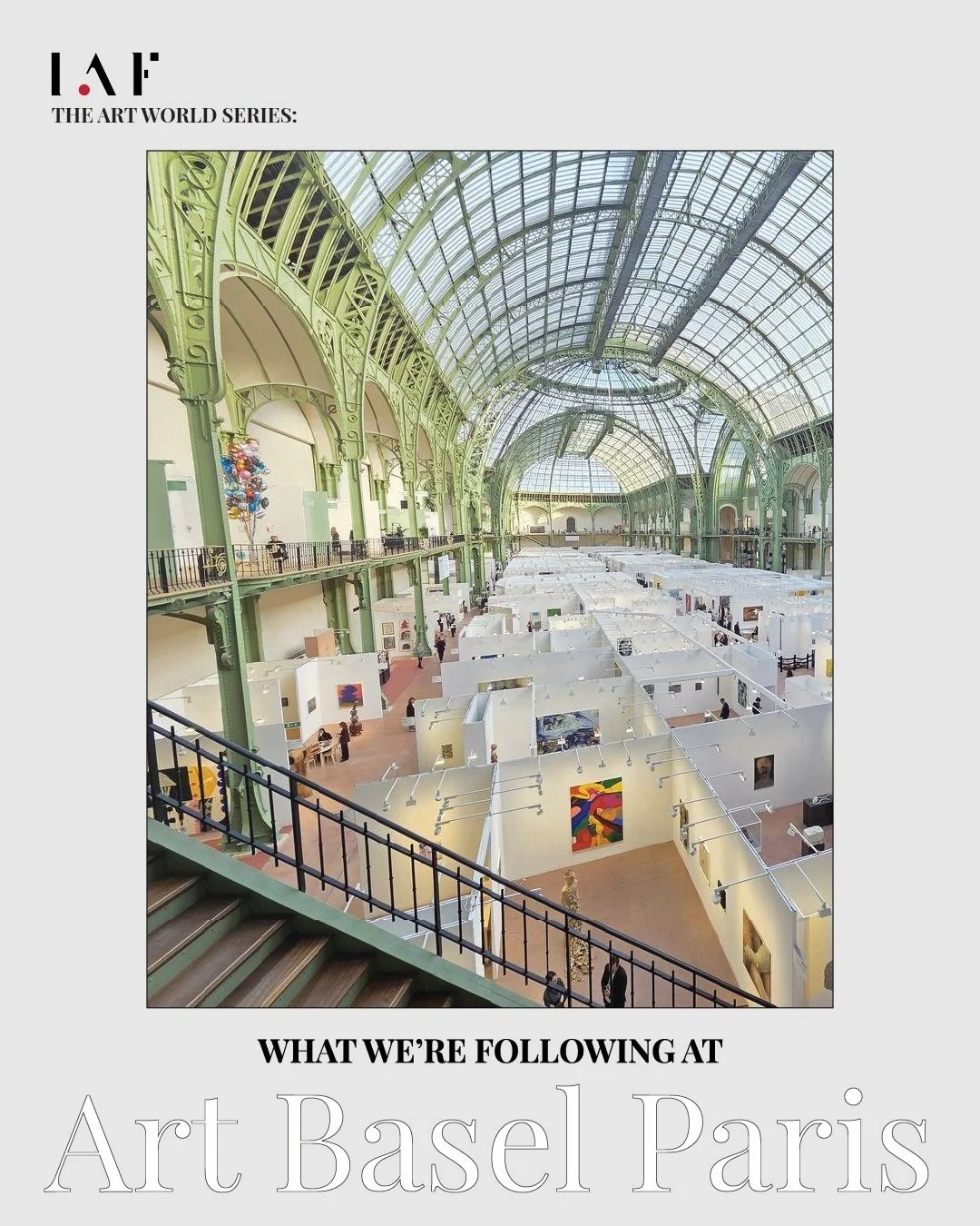 IAF | THE ART WORLD SERIES | ART BASEL PARIS 2026

With Art Basel Paris 2026 opening its doors today, we&rsquo;re turning our attention to the artists and presentations that invite us to look beyond the artwork itself.

From Kader Attia&rsquo;s explo