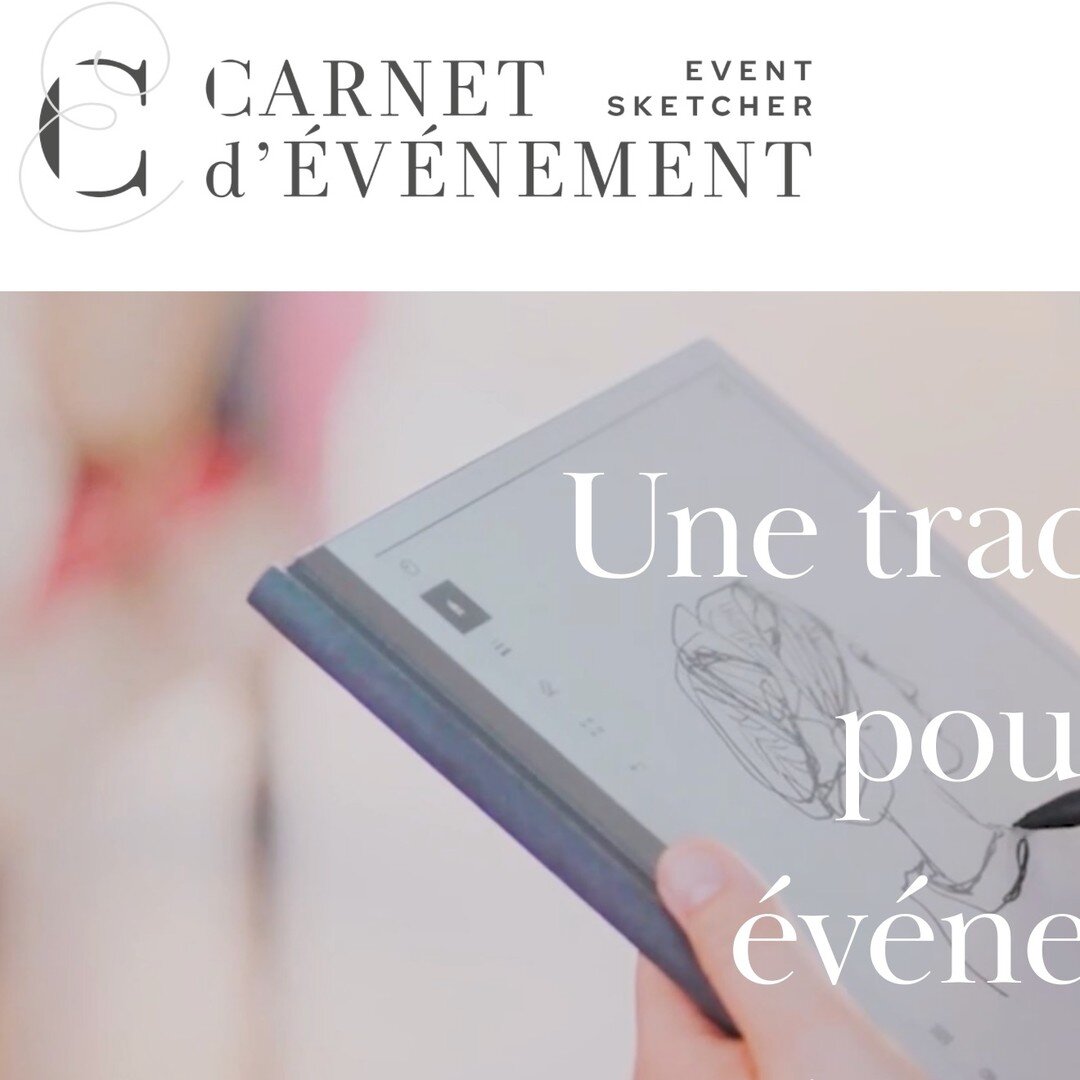 Nouveau site 

Je suis enchant&eacute;e de vous pr&eacute;senter mon tout nouveau site internet !
www.carnet-eventsketcher.com
Plongez dans l'univers sensible port&eacute; par la magie du dessin : les &eacute;motions sont capt&eacute;es sur le vif et