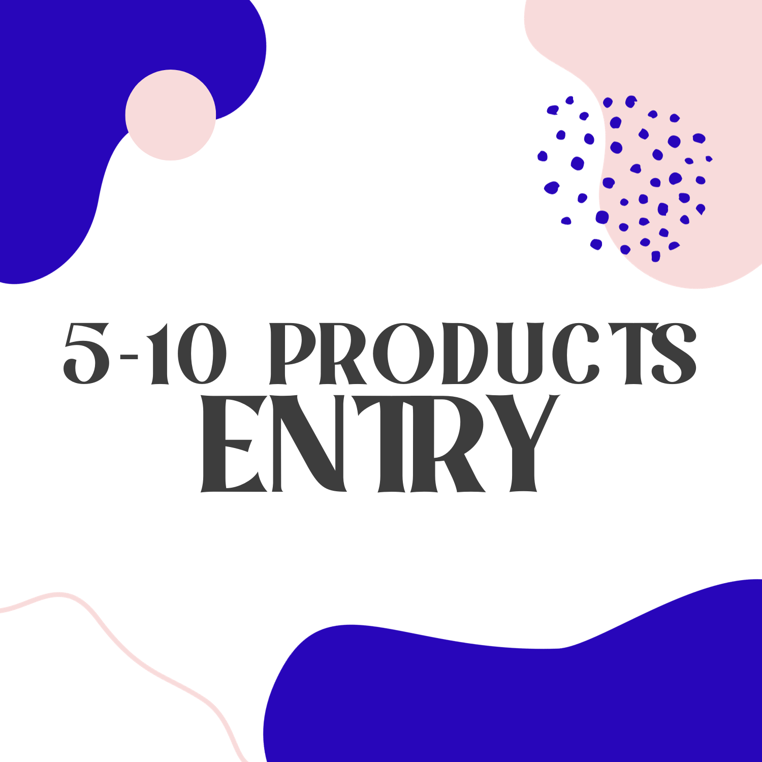 5-10 Products Entry