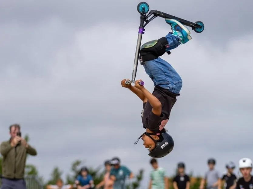 Scooter rider CJ soars up the leaderboards