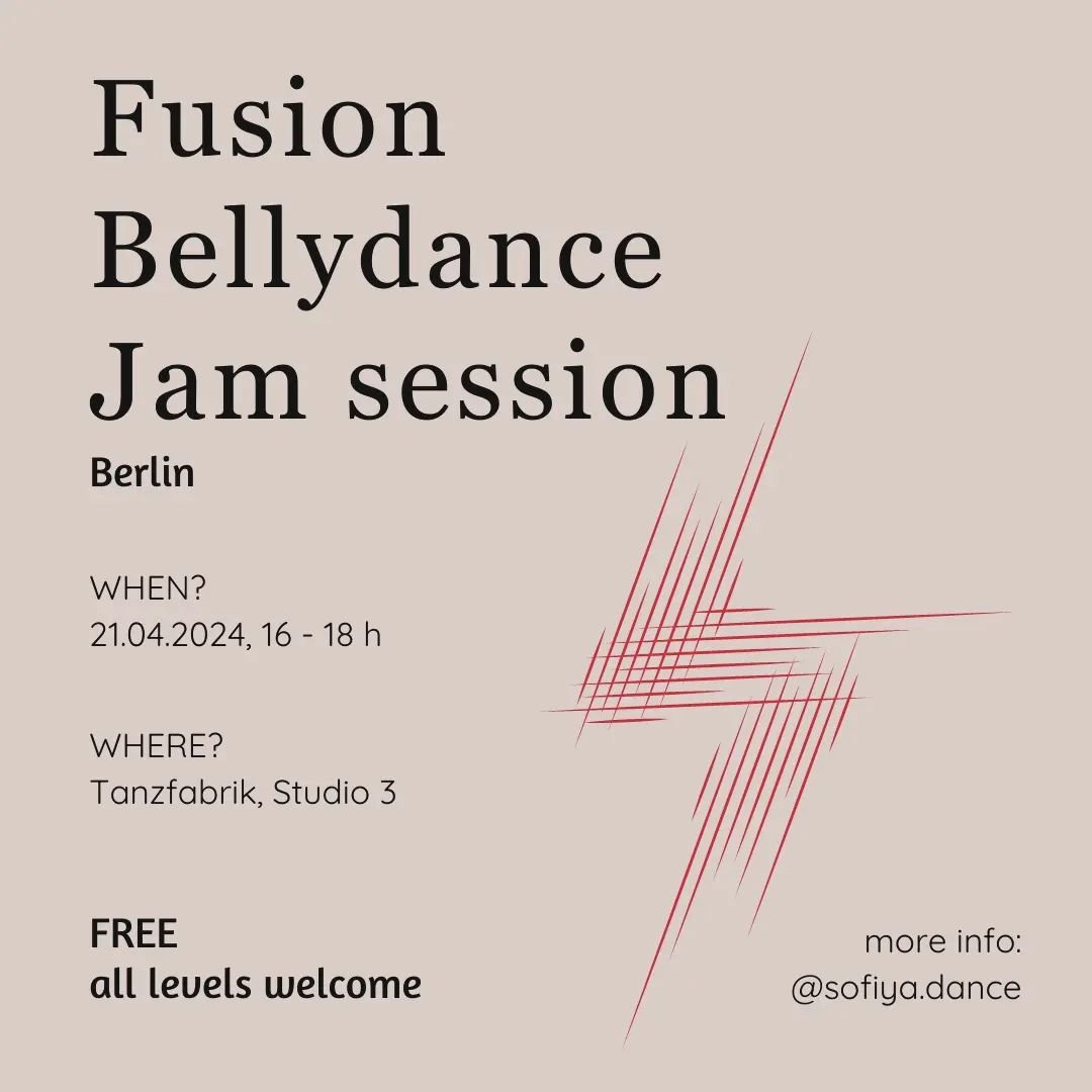 I am excited to organise monthly fusion bellydance jam sessions for us to meet, exchange, share, connect and inspire each other. ✨ It is a safe space for everyone, all levels are welcome.

I was first inspired by the waving sessions we organise at @d