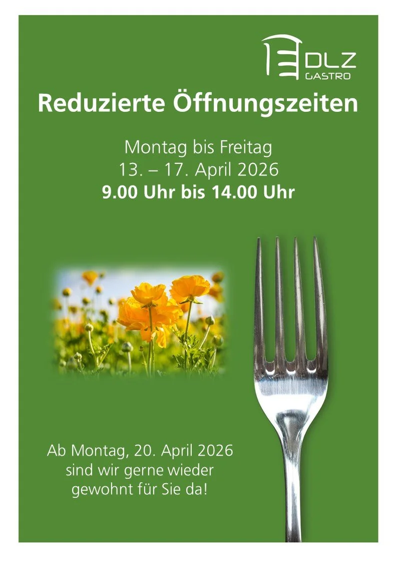 Reduzierte Öffnungszeiten