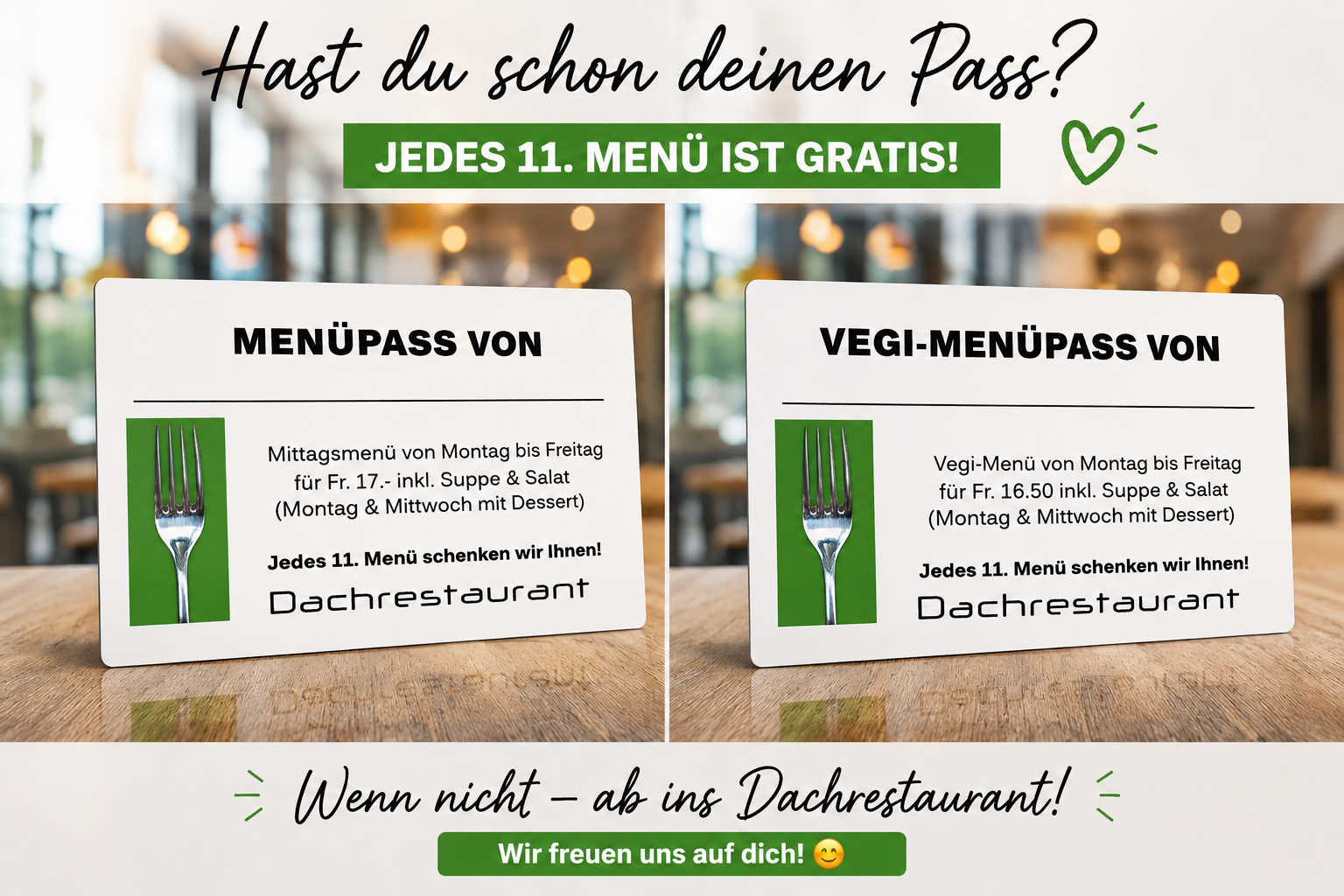 Menupass Dachrestaurant